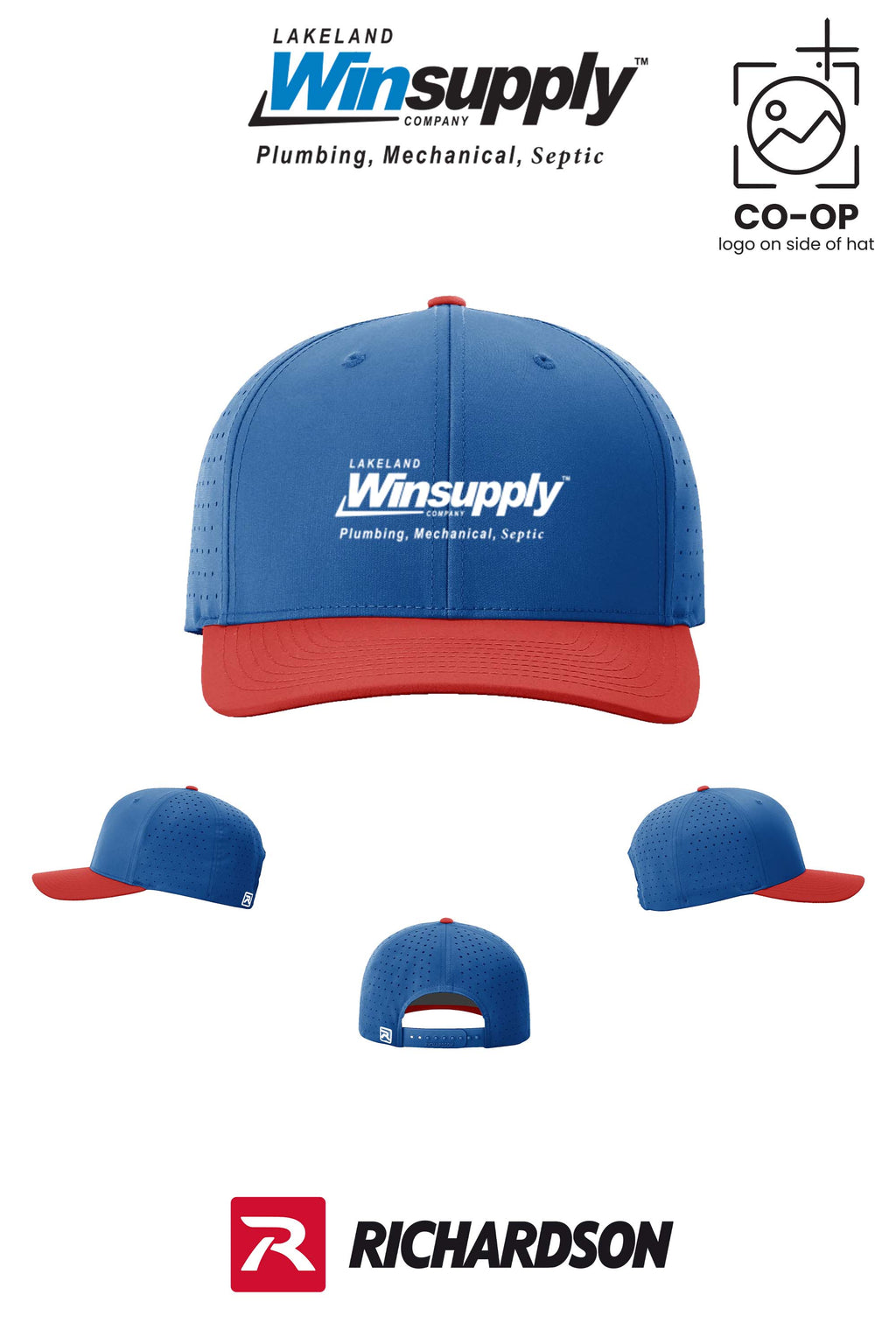 Richardson 632 Laser Perf R-Flex Snapback - Lakeland Winsupply