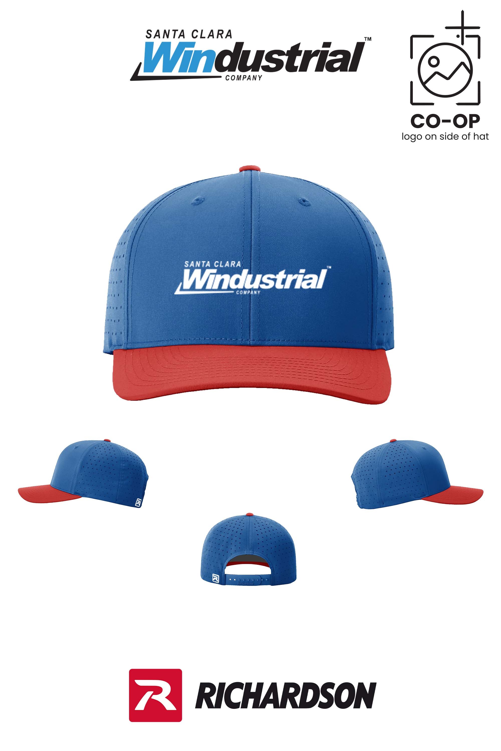 Richardson 632 Laser Perf R-Flex Snapback - Santa Clara Windustrial