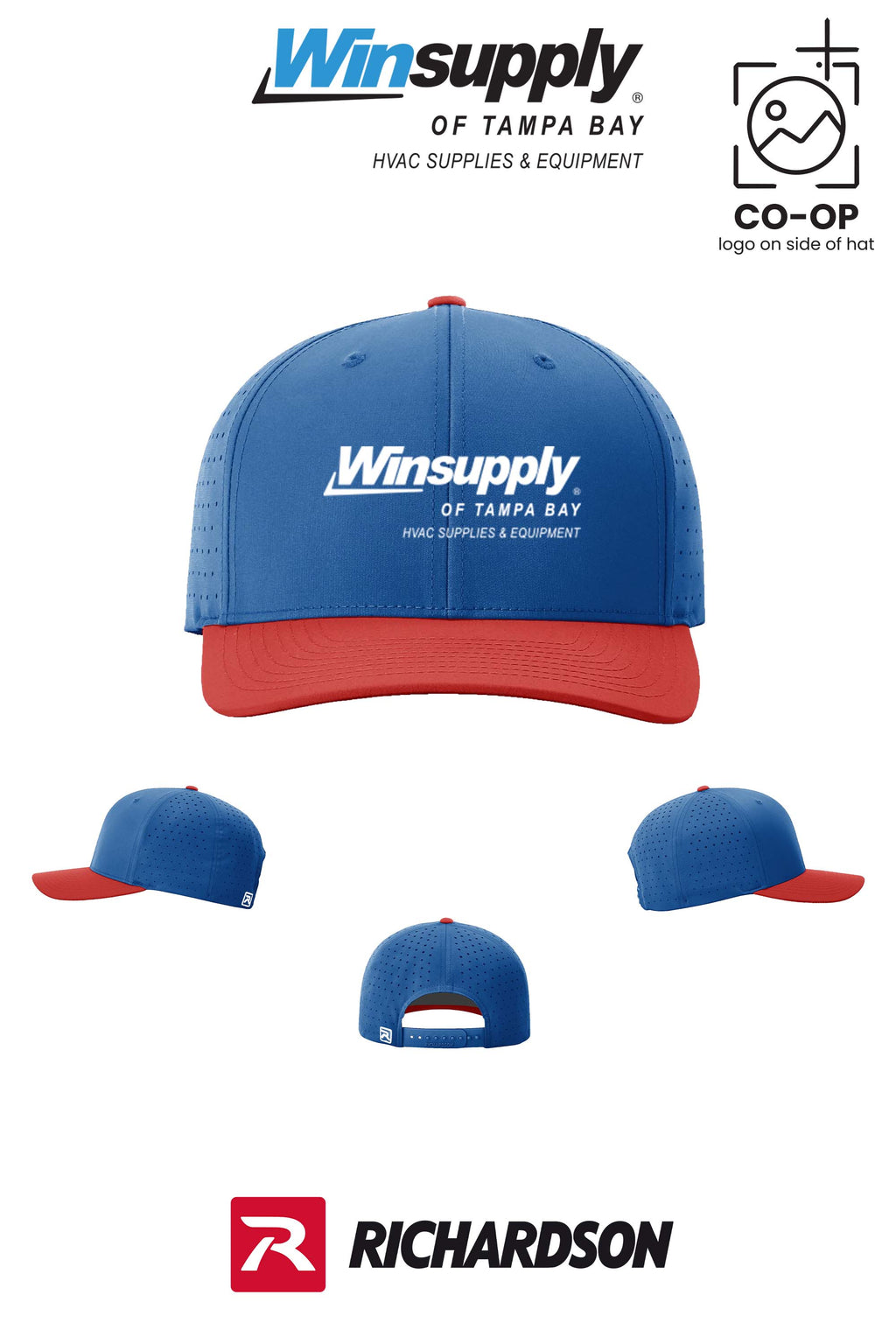 Richardson 632 Laser Perf R-Flex Snapback - Winsupply of Tampa Bay