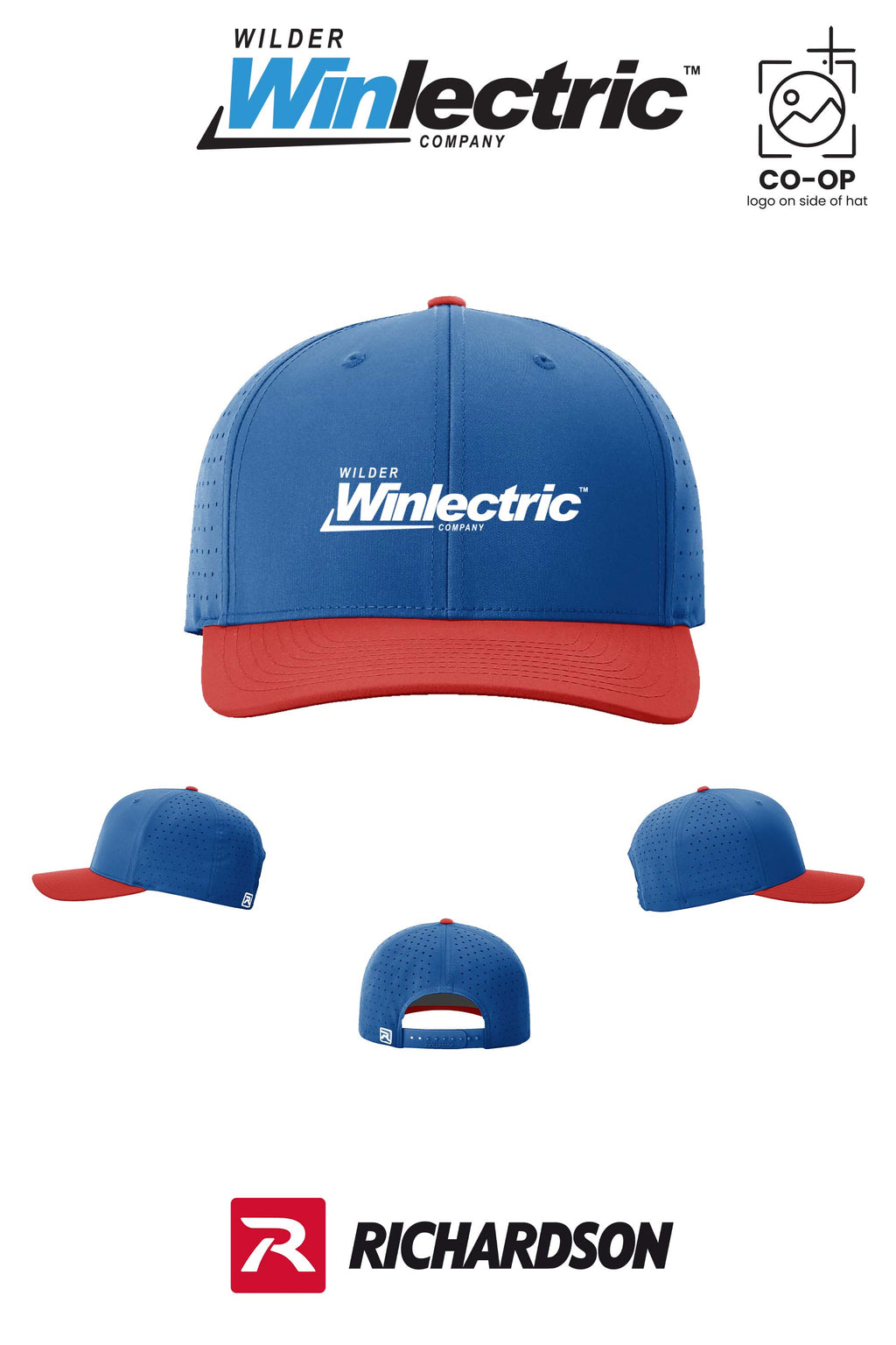 Richardson 632 Laser Perf R-Flex Snapback - Wilder Winlectric