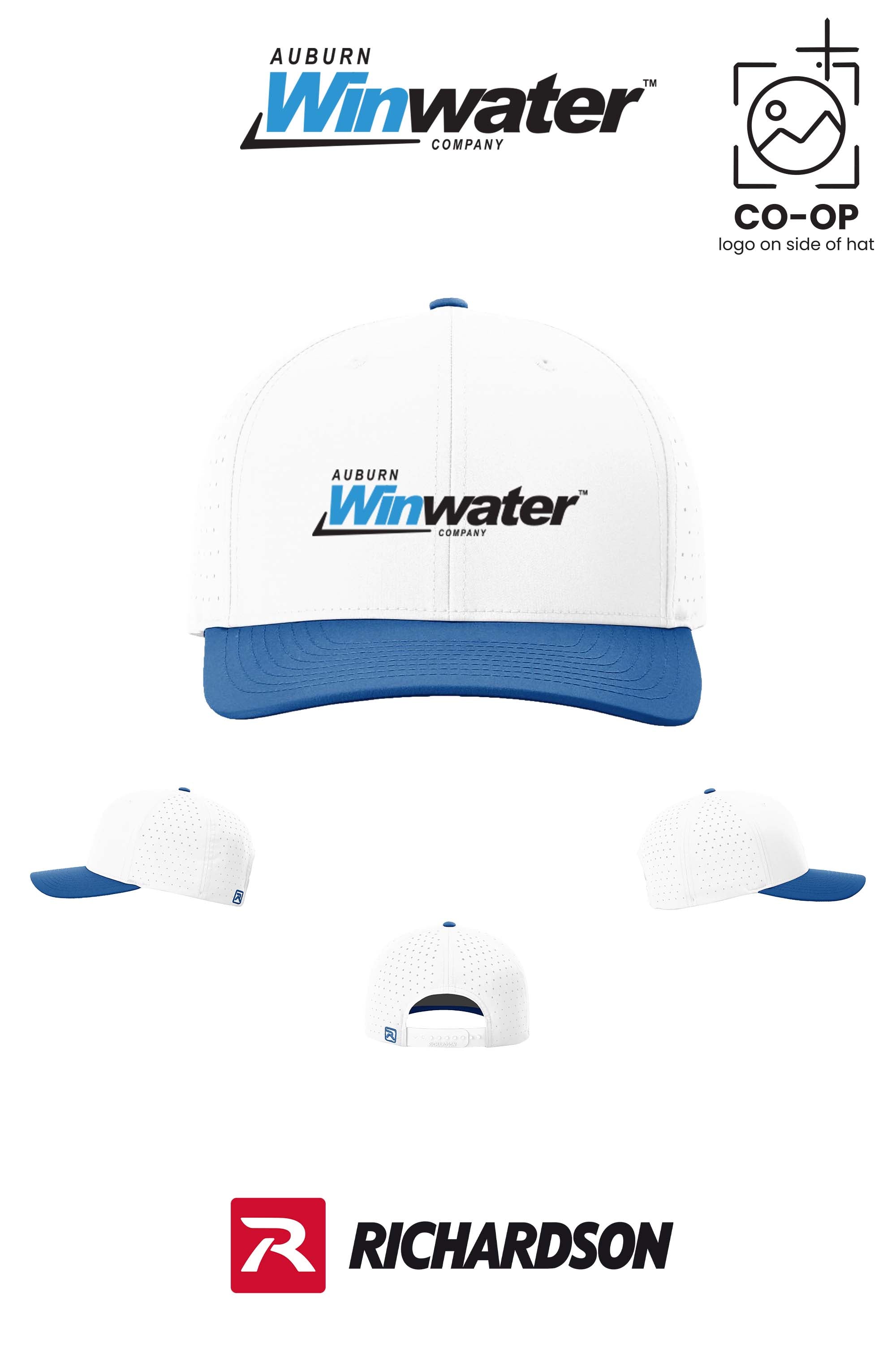 Richardson 632 Laser Perf R-Flex Snapback - Auburn Winwater