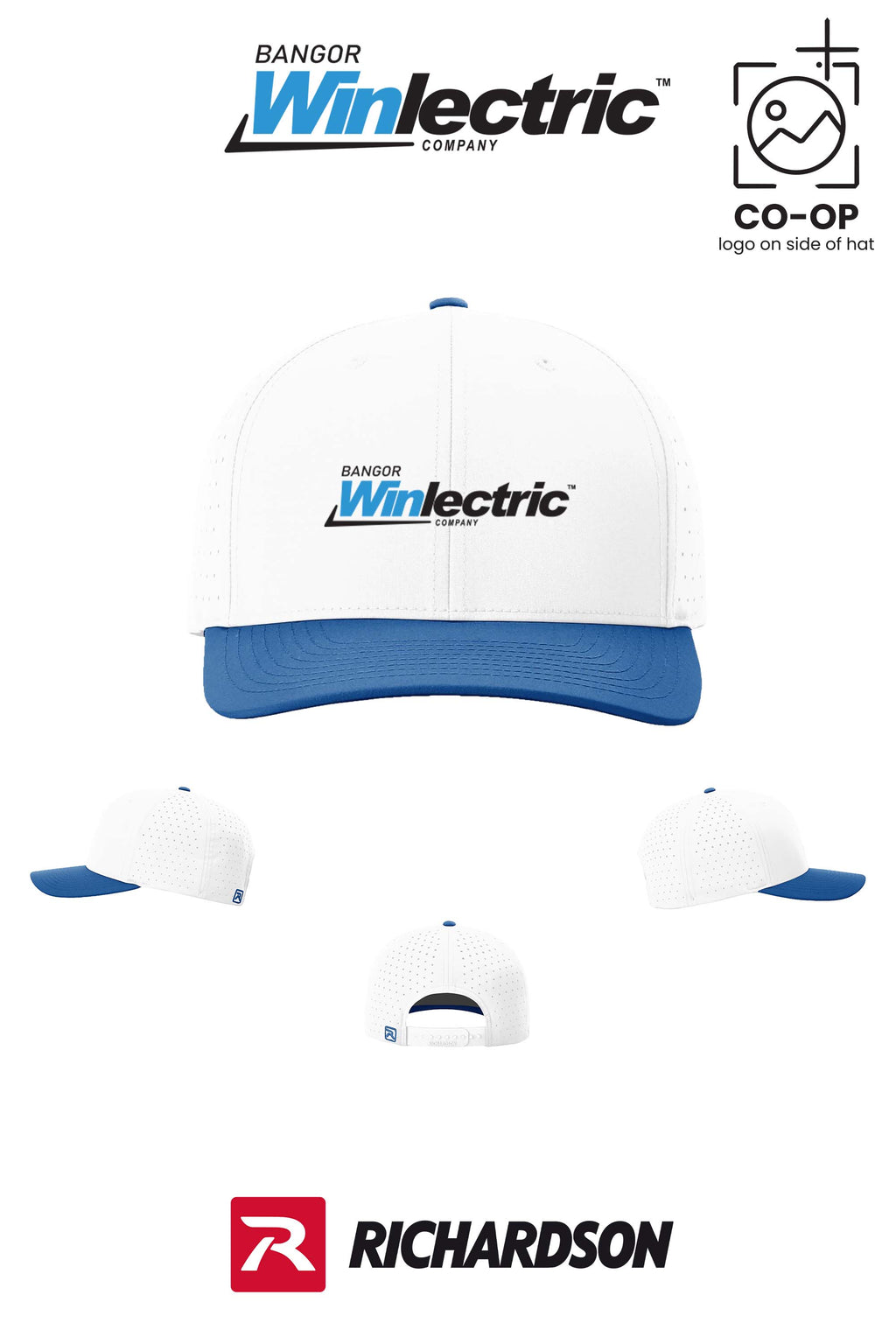 Richardson 632 Laser Perf R-Flex Snapback - Winlectric Bangor