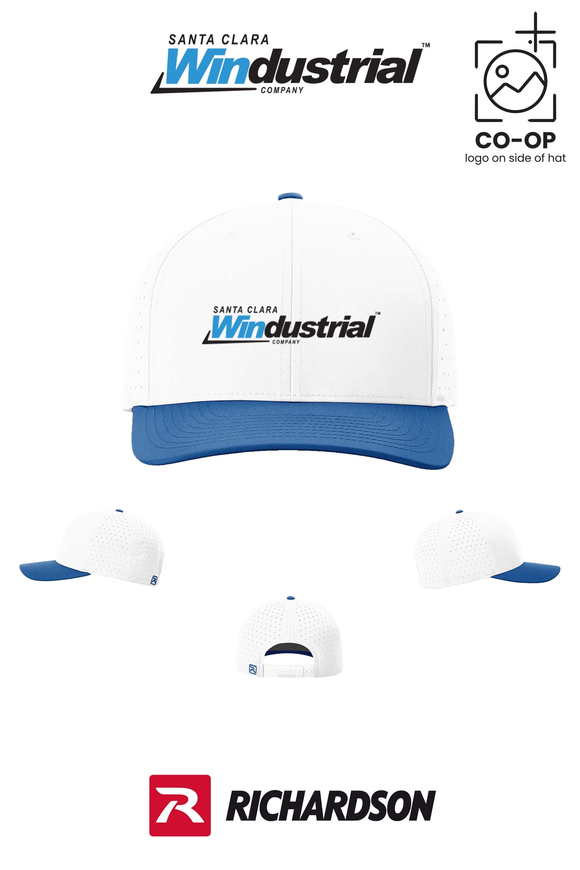 Richardson 632 Laser Perf R-Flex Snapback - Santa Clara Windustrial