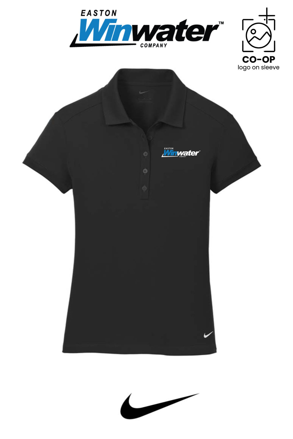 Nike Women's Dri-FIT Solid Icon Pique Modern Fit Polo - Easton Winwater