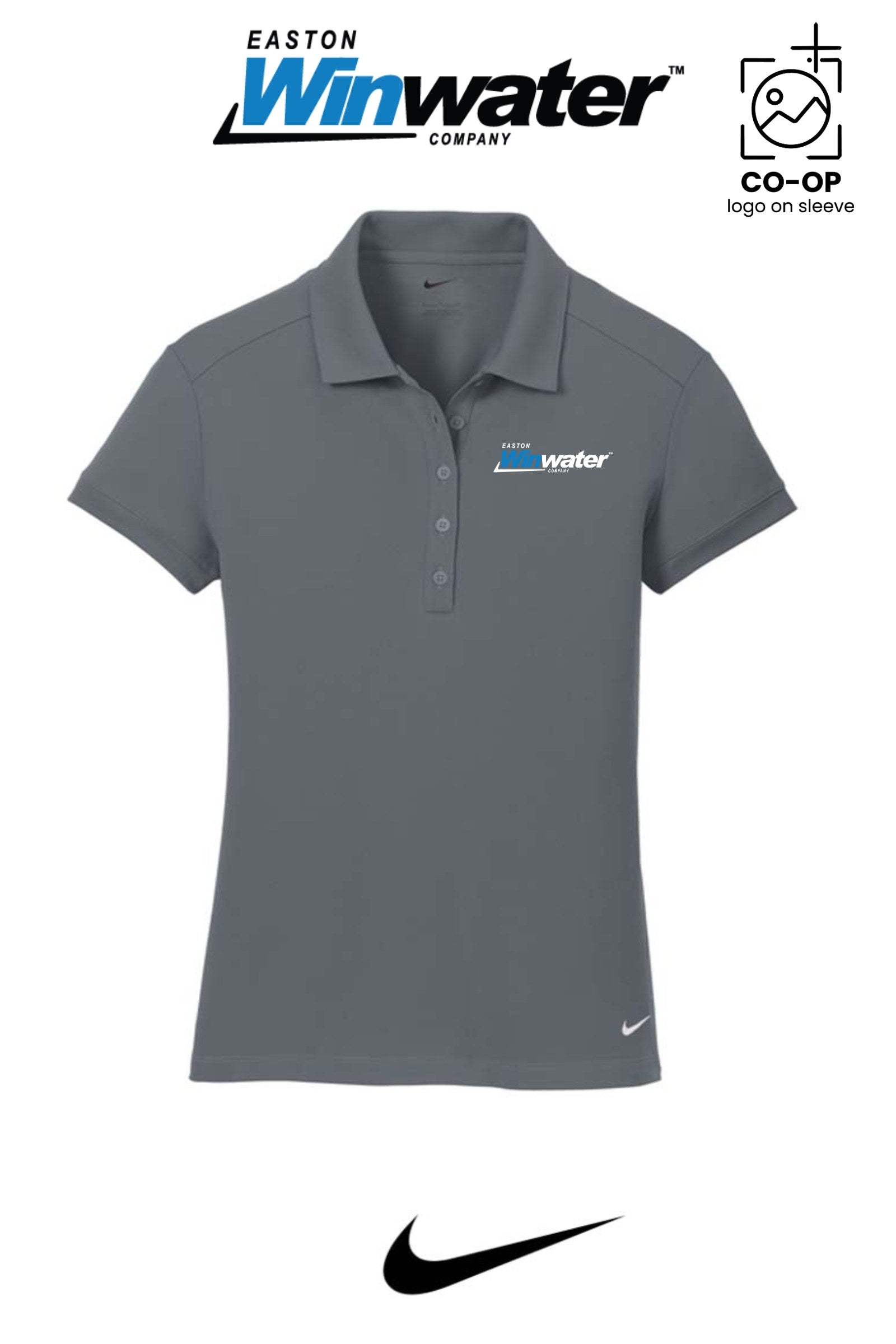 Nike Women's Dri-FIT Solid Icon Pique Modern Fit Polo - Easton Winwater