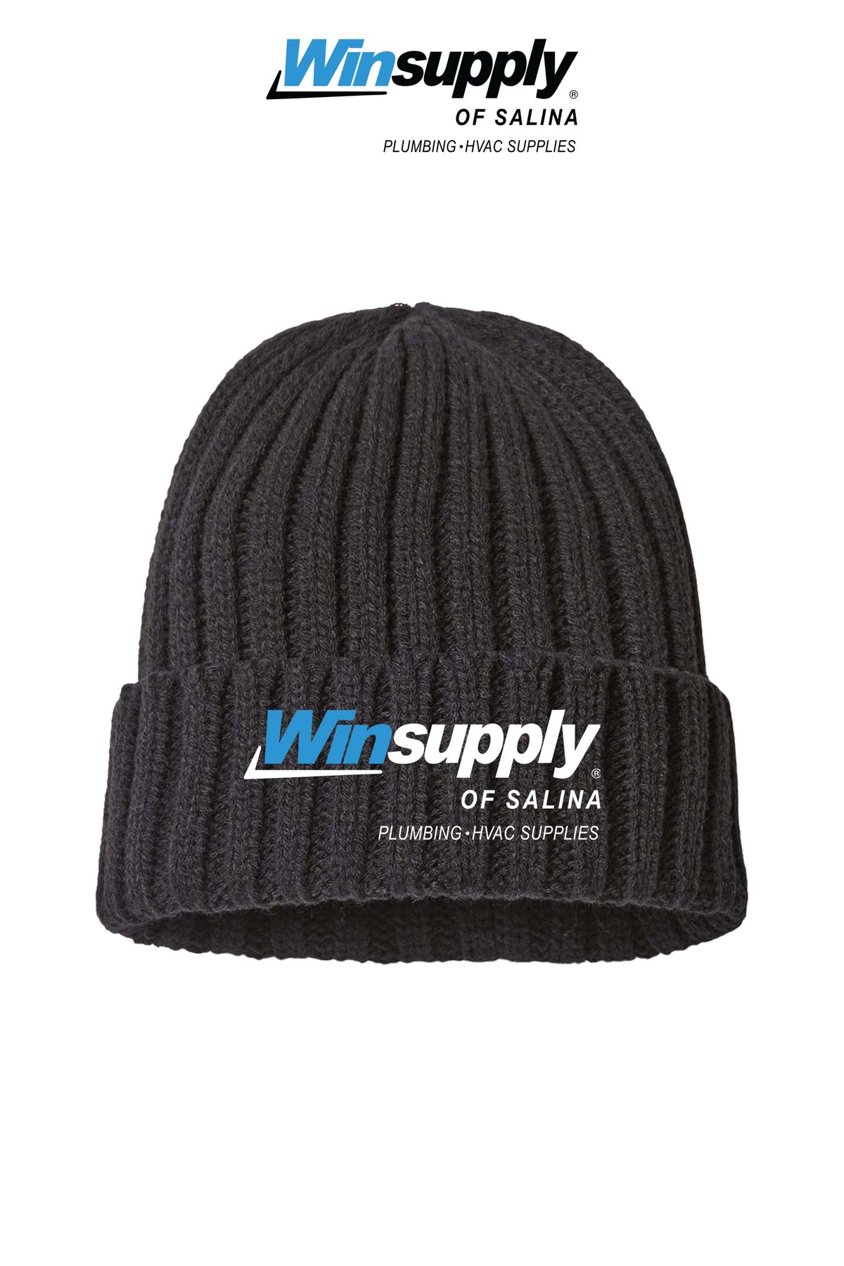 Atlantis Headwear SHORE Sustainable Cable Knit Cuffed Beanie - Winsupply of Salina