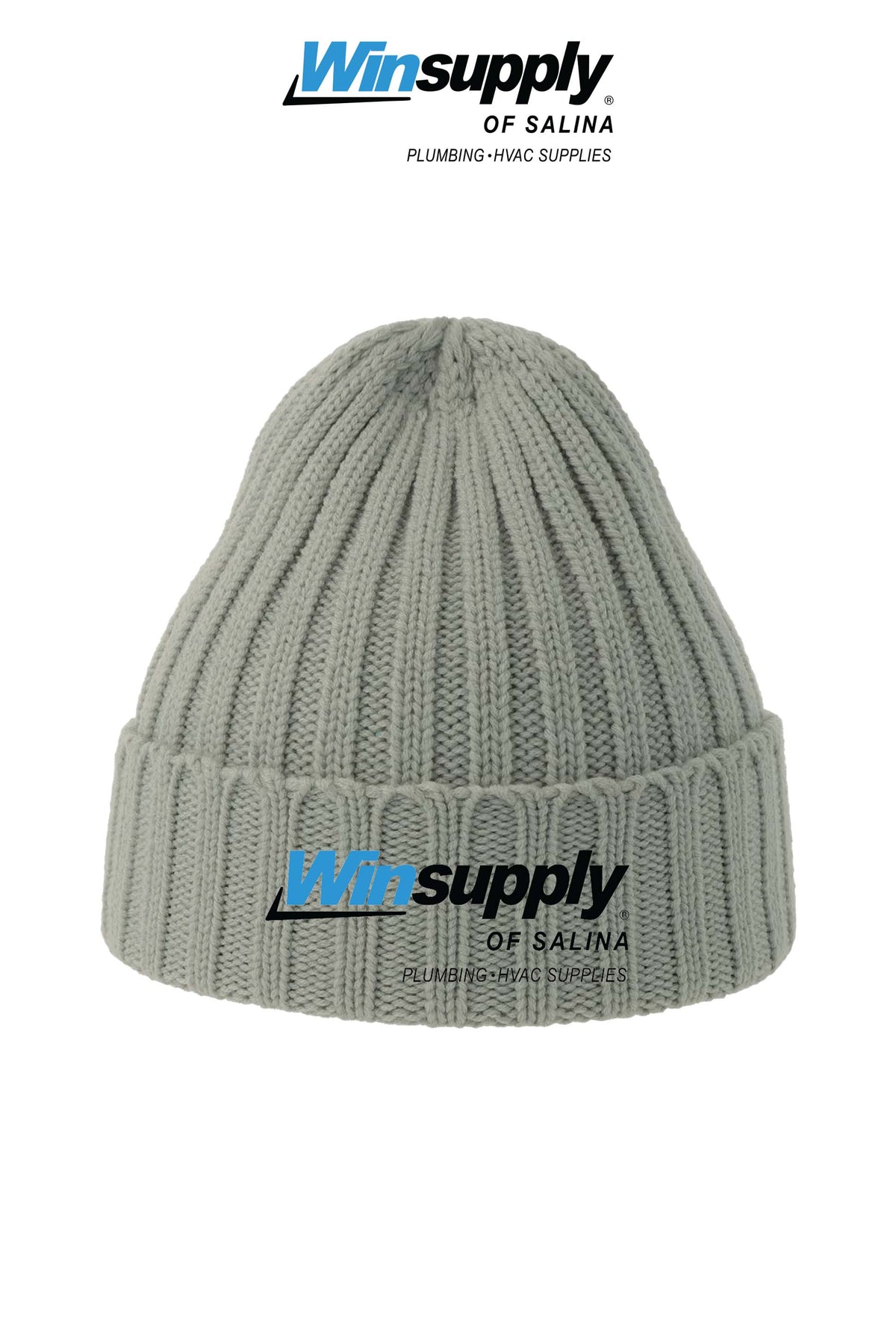 Atlantis Headwear SHORE Sustainable Cable Knit Cuffed Beanie - Winsupply of Salina