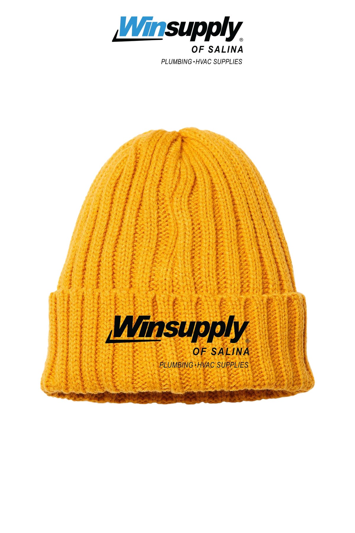 Atlantis Headwear SHORE Sustainable Cable Knit Cuffed Beanie - Winsupply of Salina