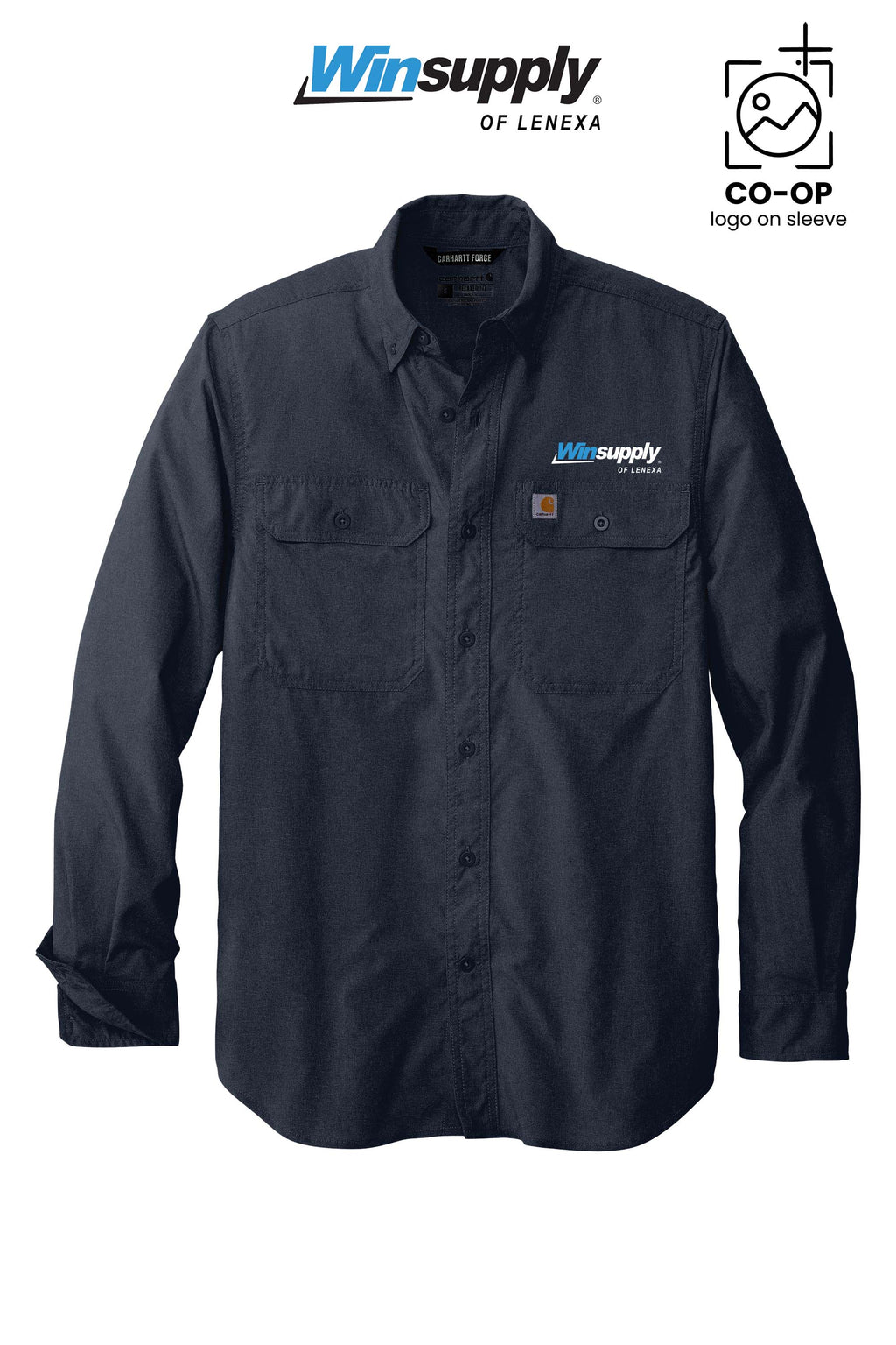 Carhartt Force® Solid Long Sleeve Shirt - Winsupply of Lenexa