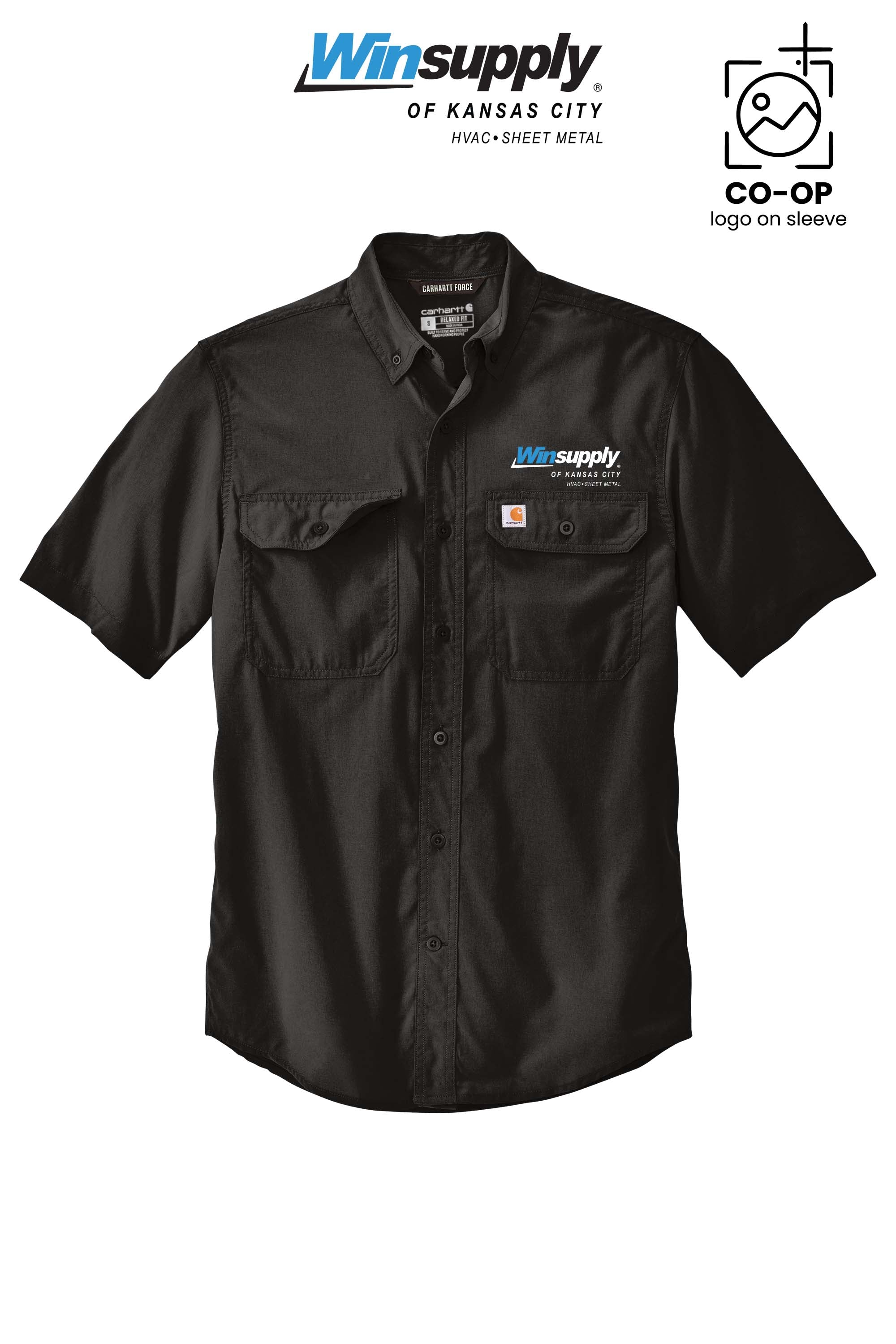 Carhartt Force® Solid Short Sleeve Shirt - Winsupply of Kansas City