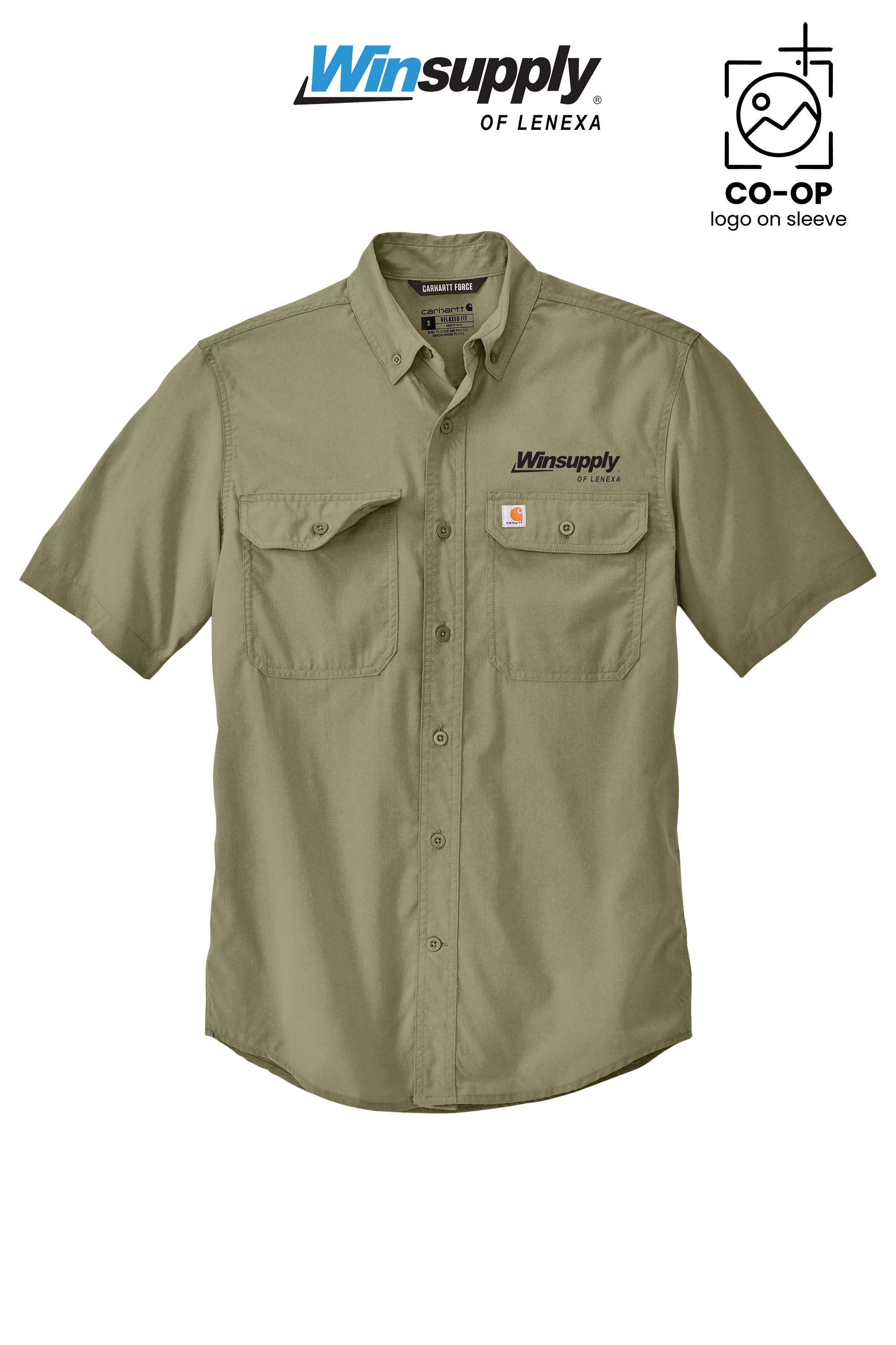 Carhartt Force® Solid Short Sleeve Shirt - Winsupply of Lenexa