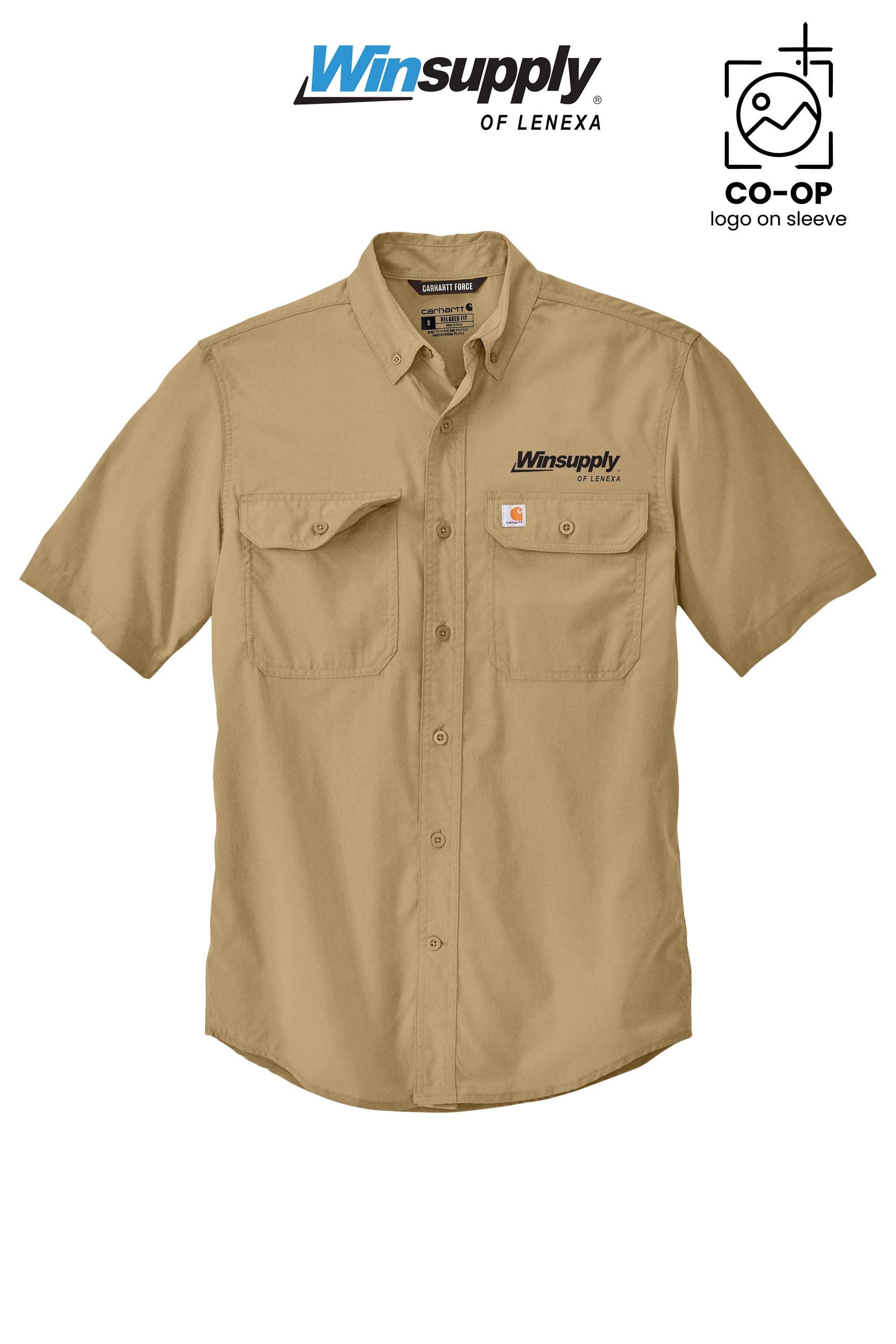 Carhartt Force® Solid Short Sleeve Shirt - Winsupply of Lenexa