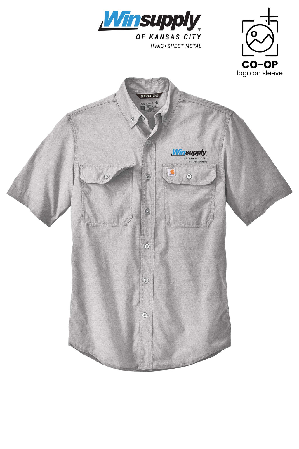 Carhartt Force® Solid Short Sleeve Shirt - Winsupply of Kansas City