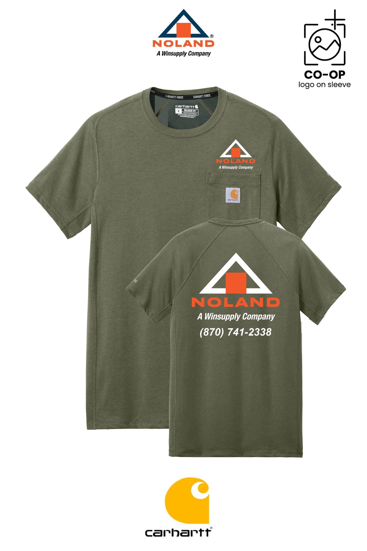 Carhartt Force® Short Sleeve Pocket T-Shirt - Harrison Noland