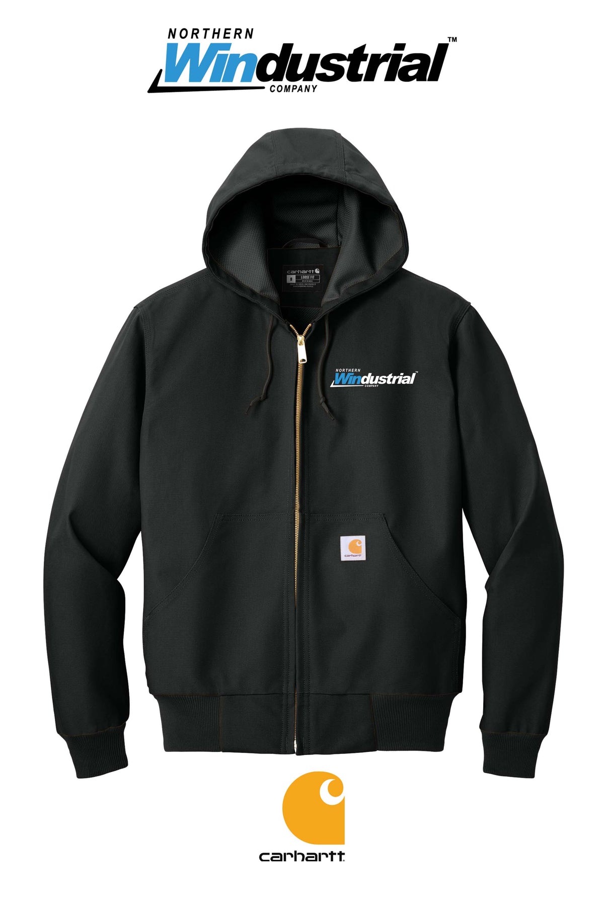 Carhartt® Thermal-Lined Duck Active Jac - Northern Windustrial