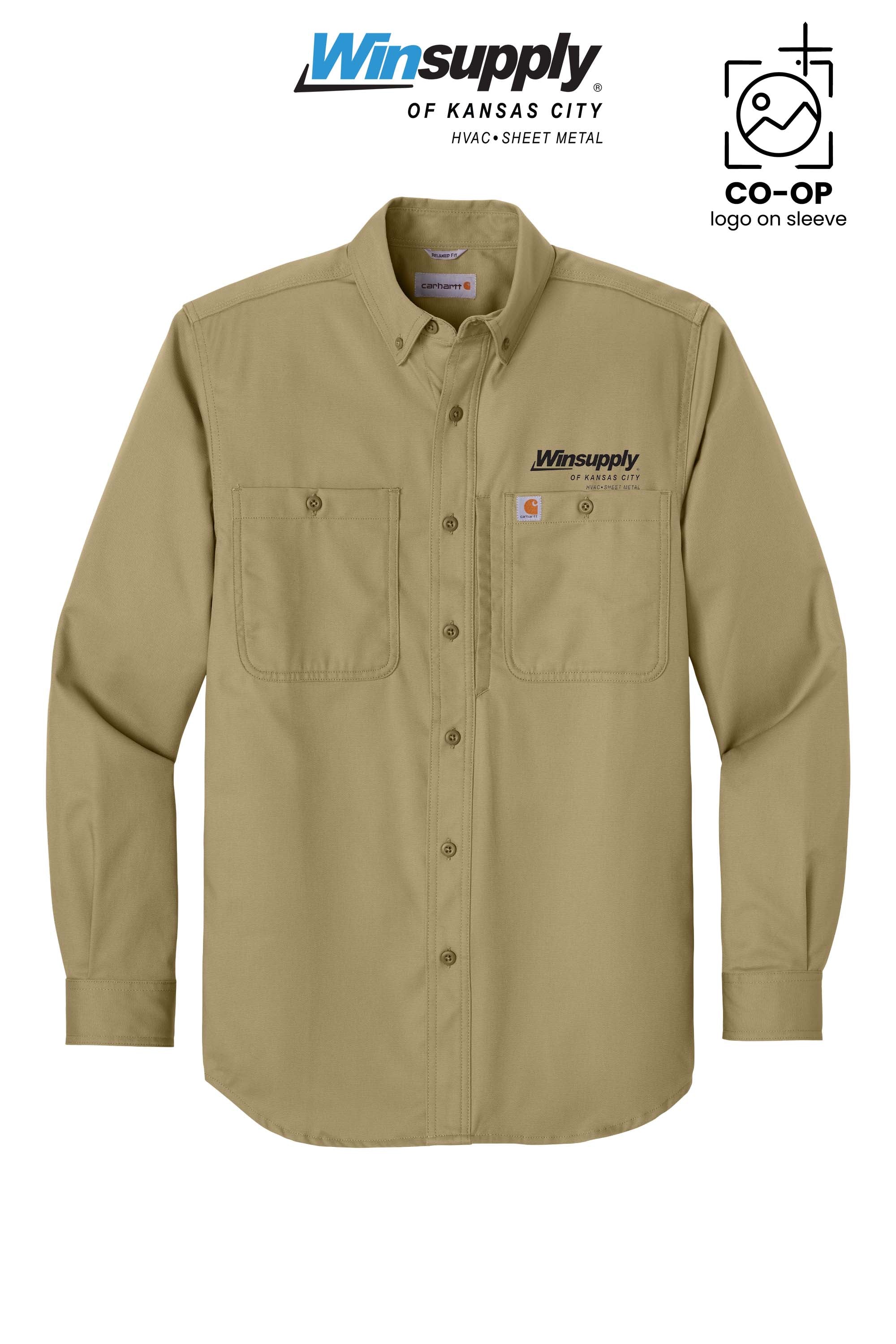 Carhartt® Rugged Professional™ Series Long Sleeve Shirt - Winsupply of Kansas City