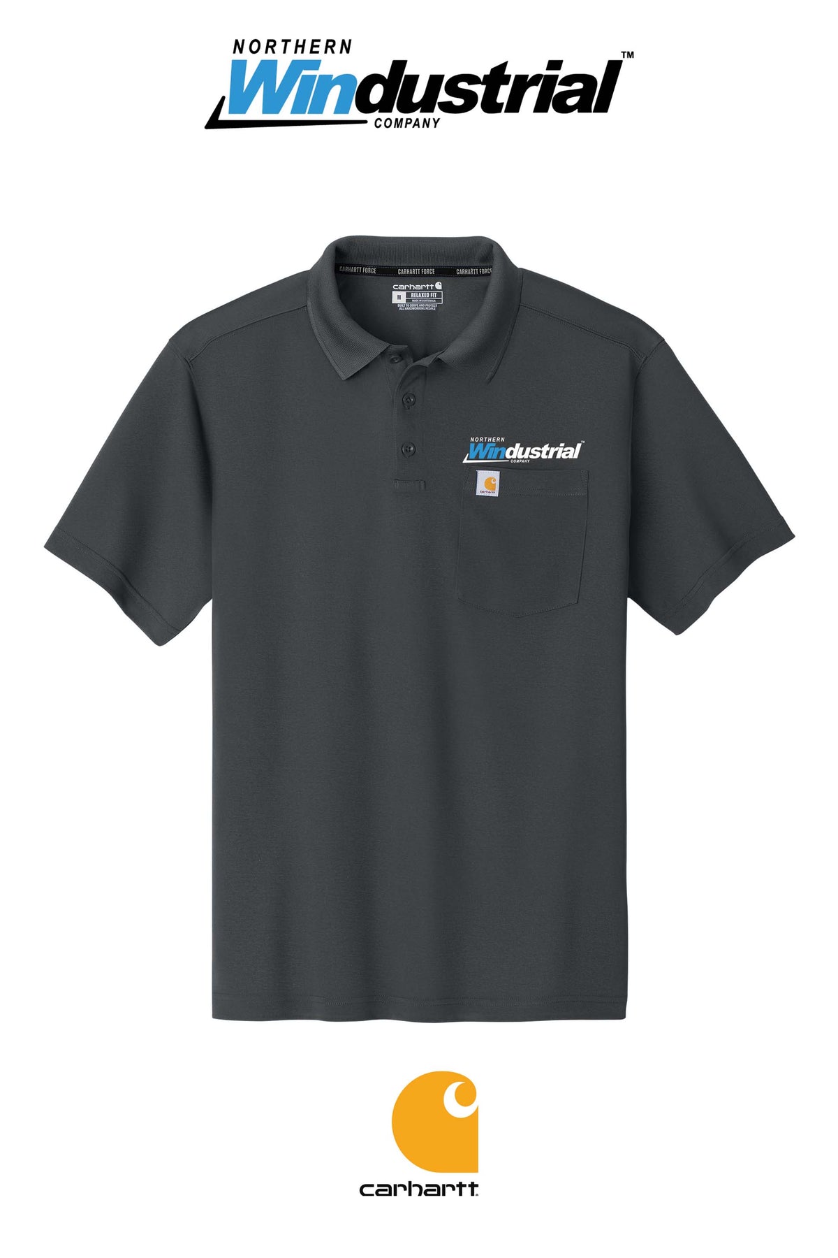 Carhartt Force® Snag-Resistant Pocket Polo - Northern Windustrial