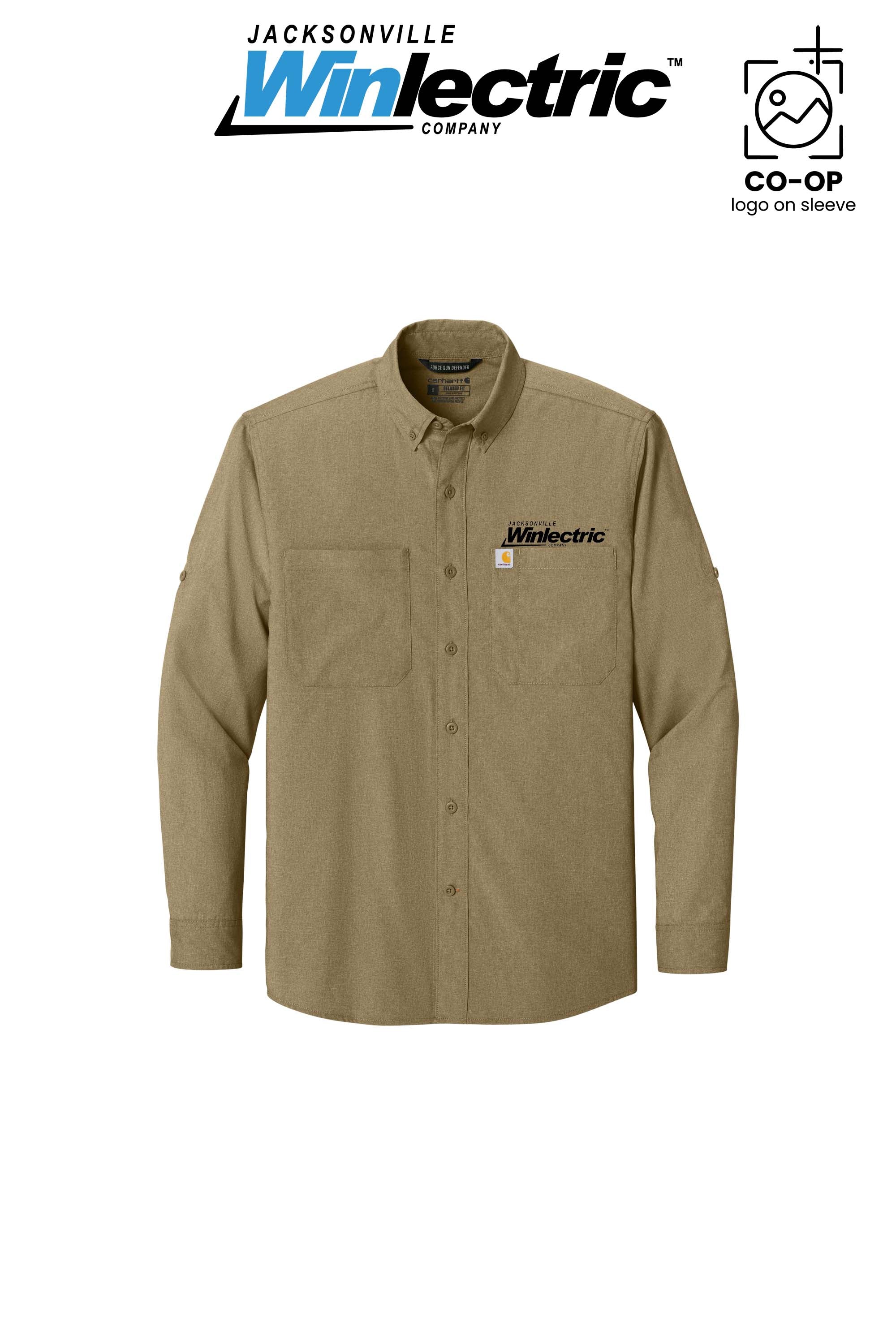 Carhartt Force® Sun Defender™ Long Sleeve Shirt - Jacksonville Winlectric