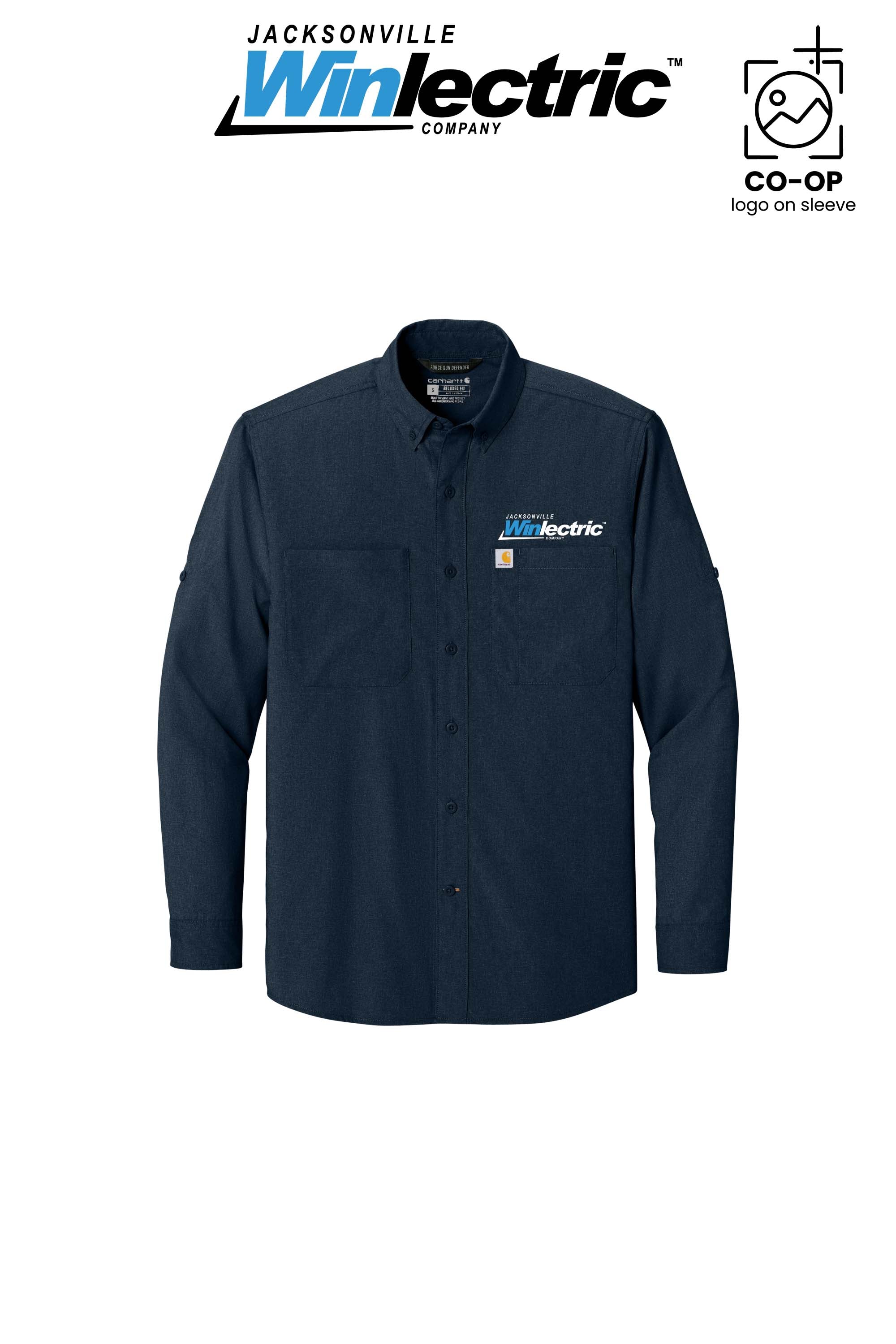 Carhartt Force® Sun Defender™ Long Sleeve Shirt - Jacksonville Winlectric