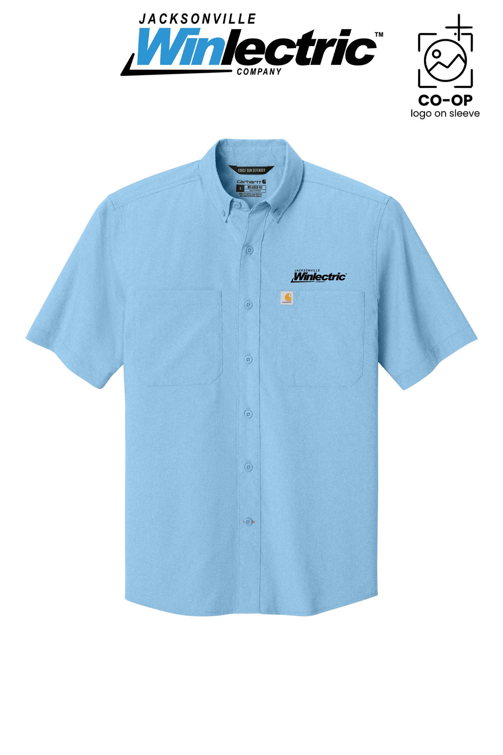 Carhartt Force® Sun Defender™ Short Sleeve Shirt - Jacksonville Winlectric