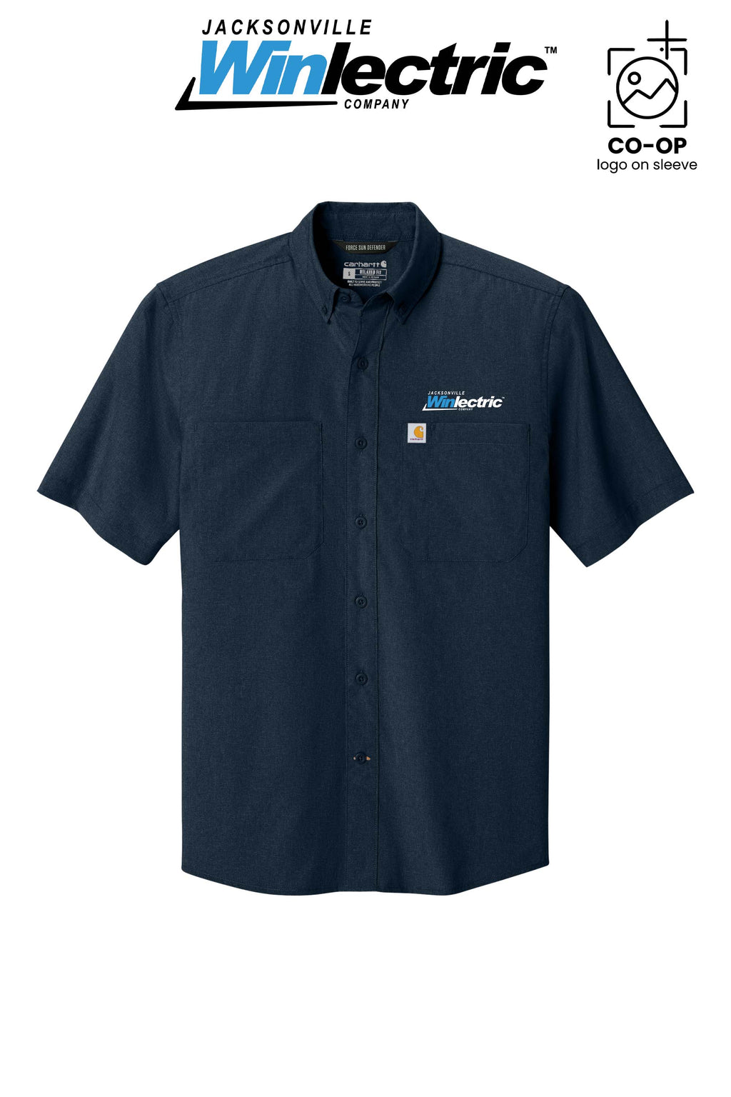 Carhartt Force® Sun Defender™ Short Sleeve Shirt - Jacksonville Winlectric