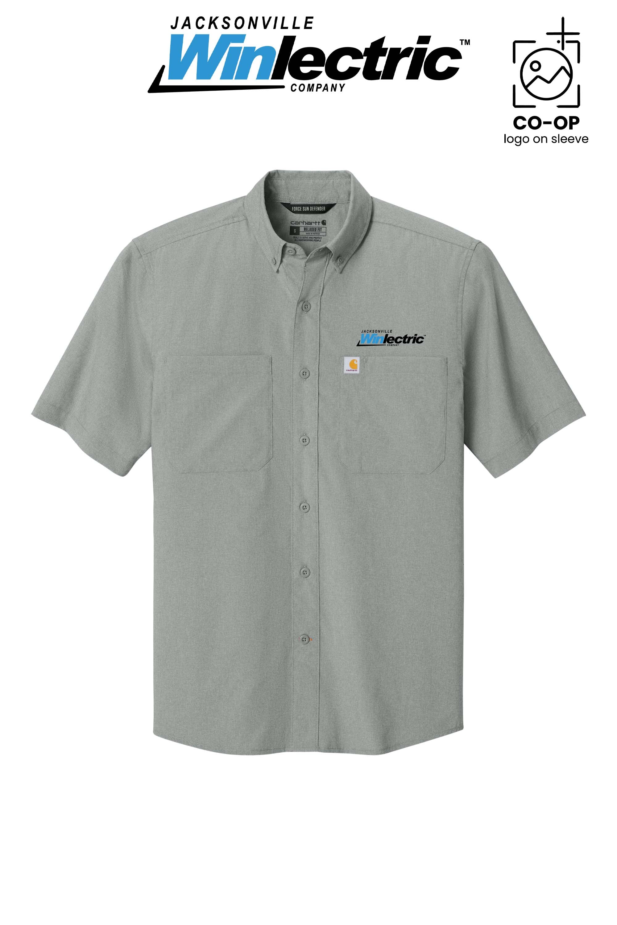 Carhartt Force® Sun Defender™ Short Sleeve Shirt - Jacksonville Winlectric