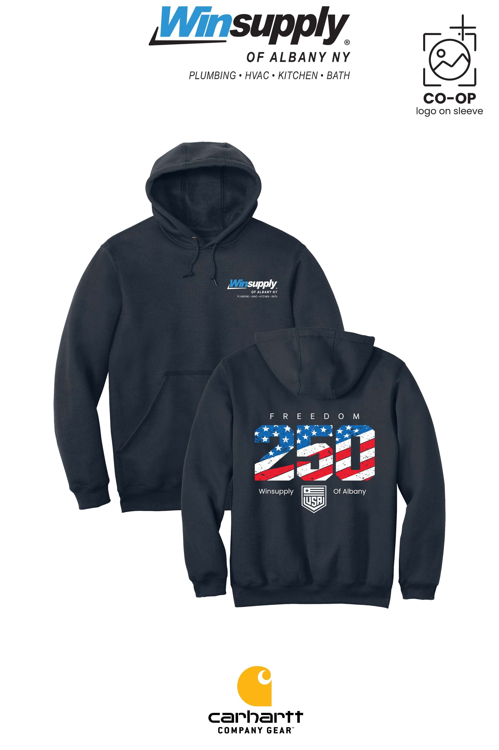 Carhartt® Midweight Hooded Sweatshirt - Winsupply of Albany NY