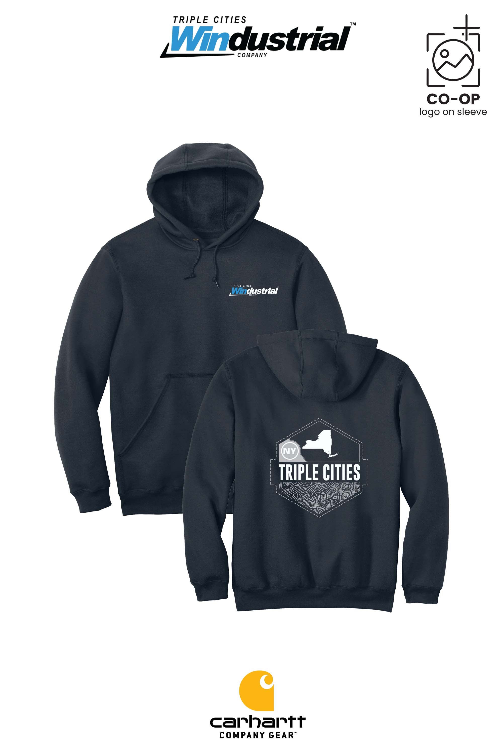 Carhartt® Midweight Hooded Sweatshirt - Windustrial Triple Cities