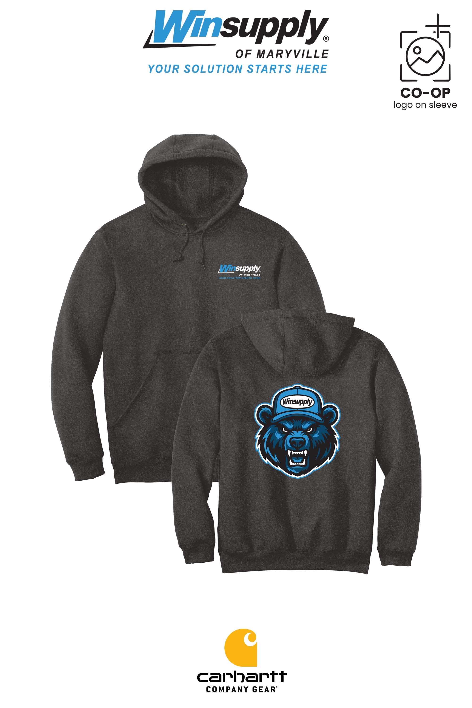 Carhartt® Midweight Hooded Sweatshirt - Winsupply of Maryville