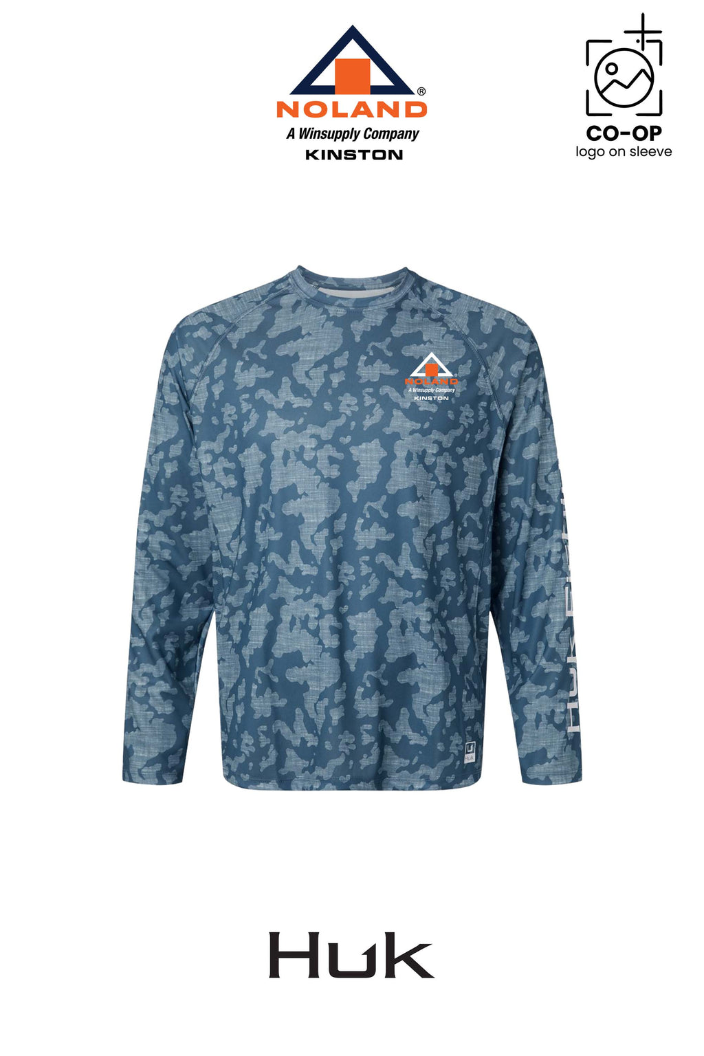 HUK Men's Lopro Running Lakes Long Sleeve T-Shirt - Kinston Noland