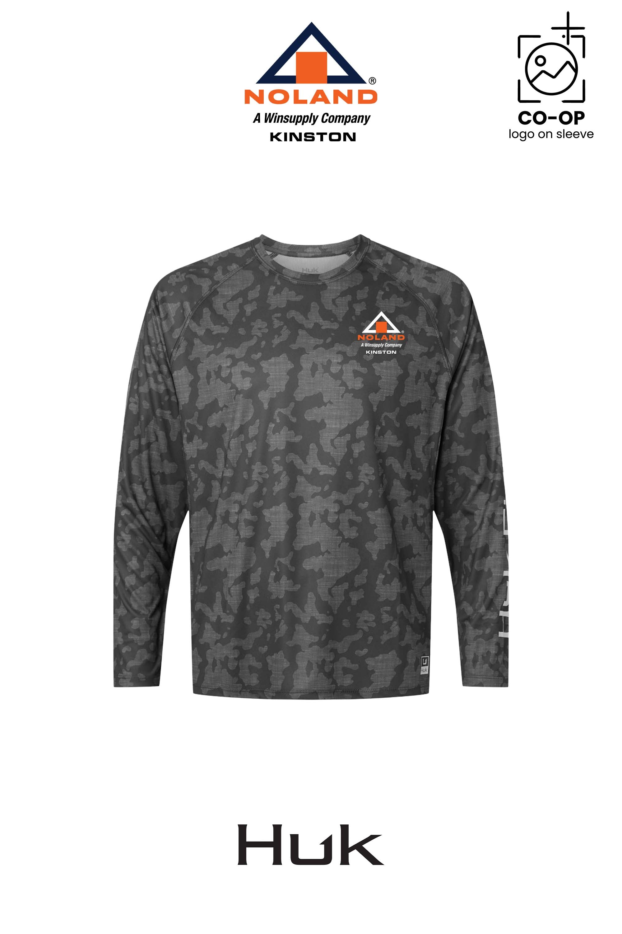 HUK Men's Lopro Running Lakes Long Sleeve T-Shirt - Kinston Noland
