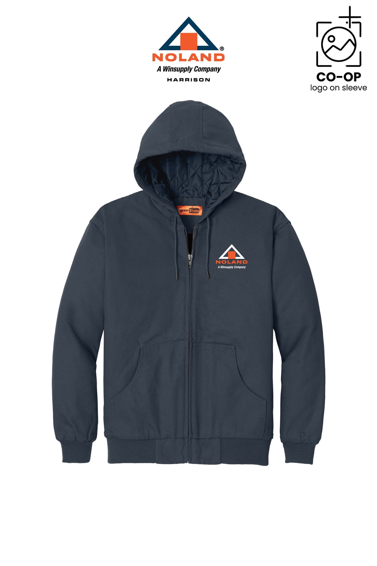CornerStone® Duck Cloth Hooded Work Jacket - Harrison Noland