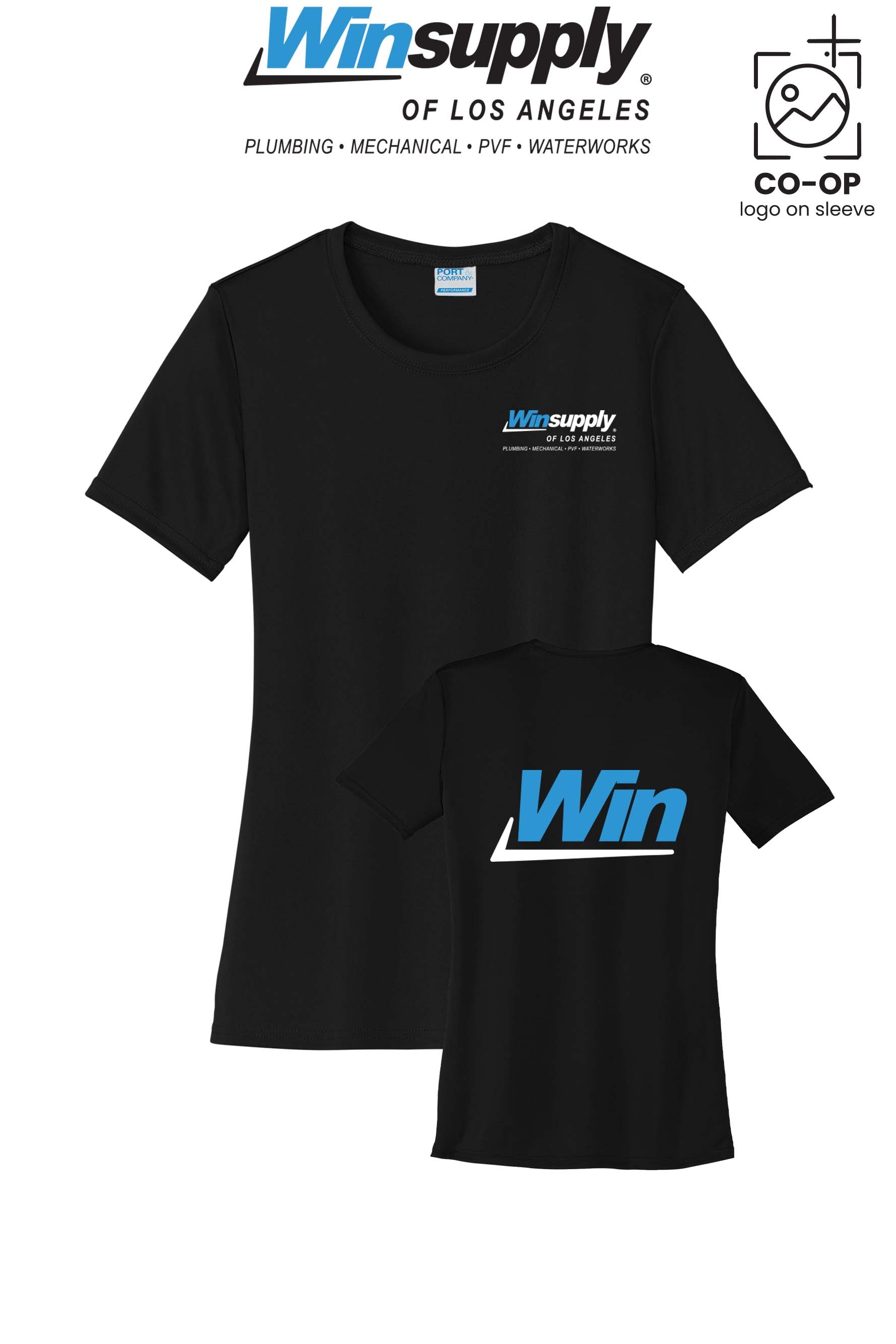 Port & Co™ Womens PerformanceUPF50 Tee - Winsupply of Los Angeles