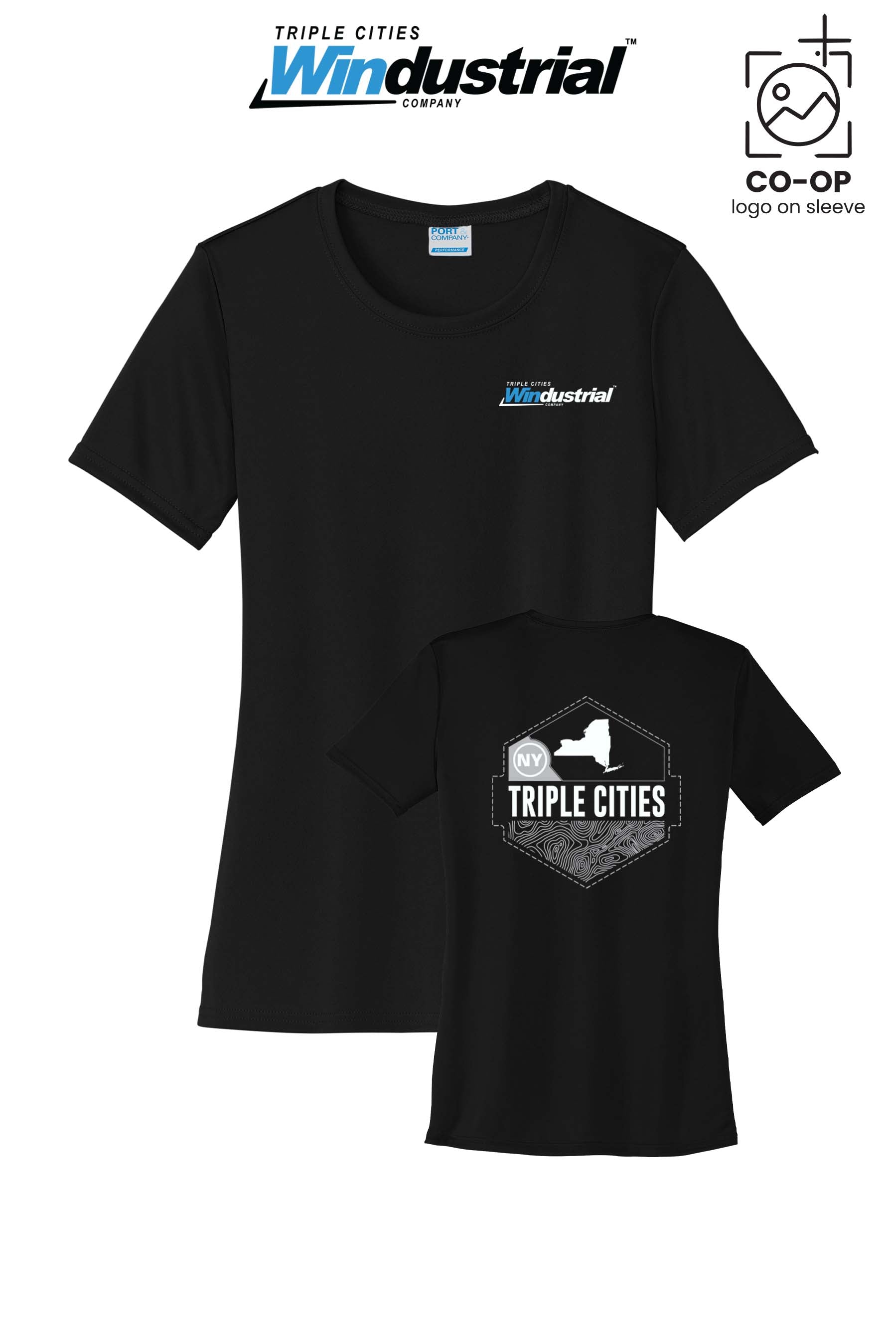 Port & Co™ Womens PerformanceUPF50 Tee - Windustrial Triple Cities