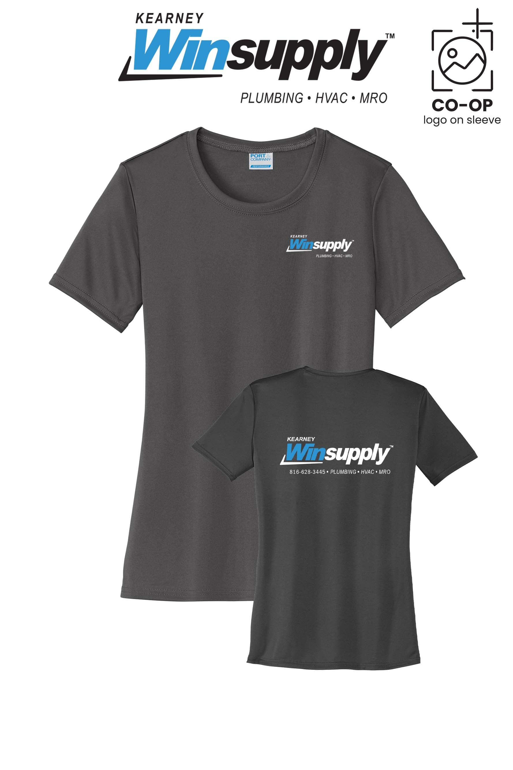 Port & Co™ Womens PerformanceUPF50 Tee - Kearney Winsupply