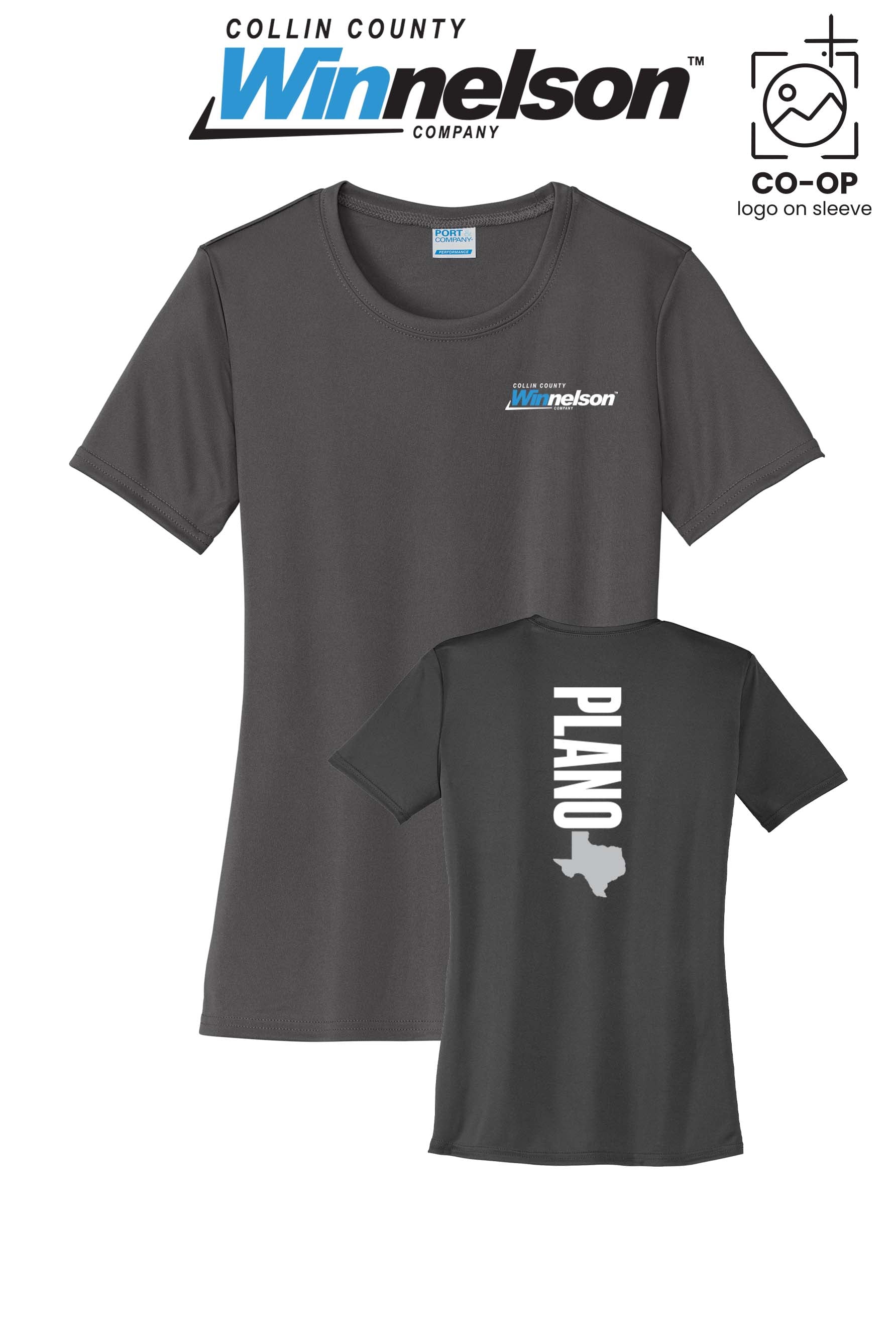 Port & Co™ Womens PerformanceUPF50 Tee - Collin County Winnelson