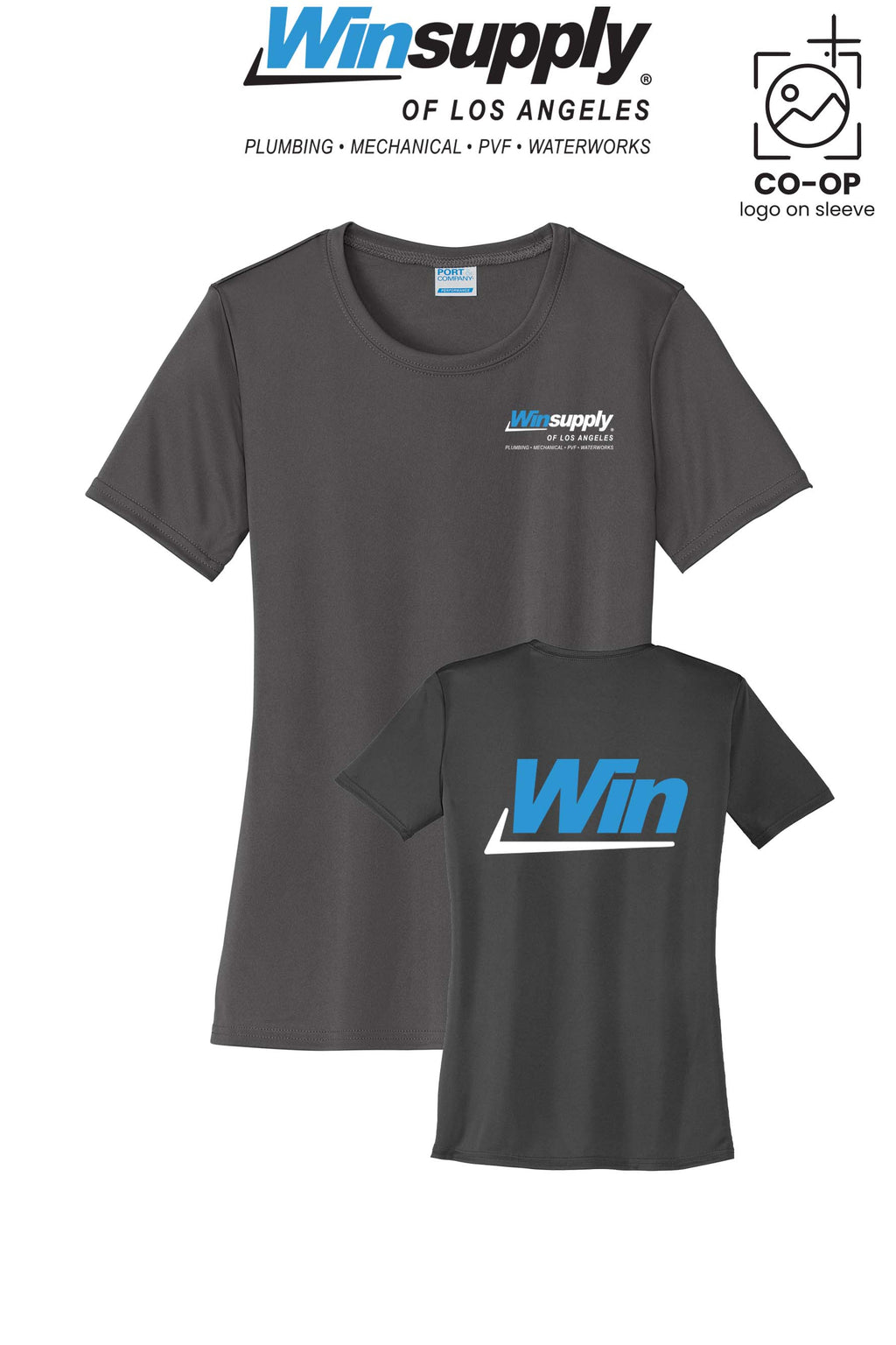 Port & Co™ Womens PerformanceUPF50 Tee - Winsupply of Los Angeles
