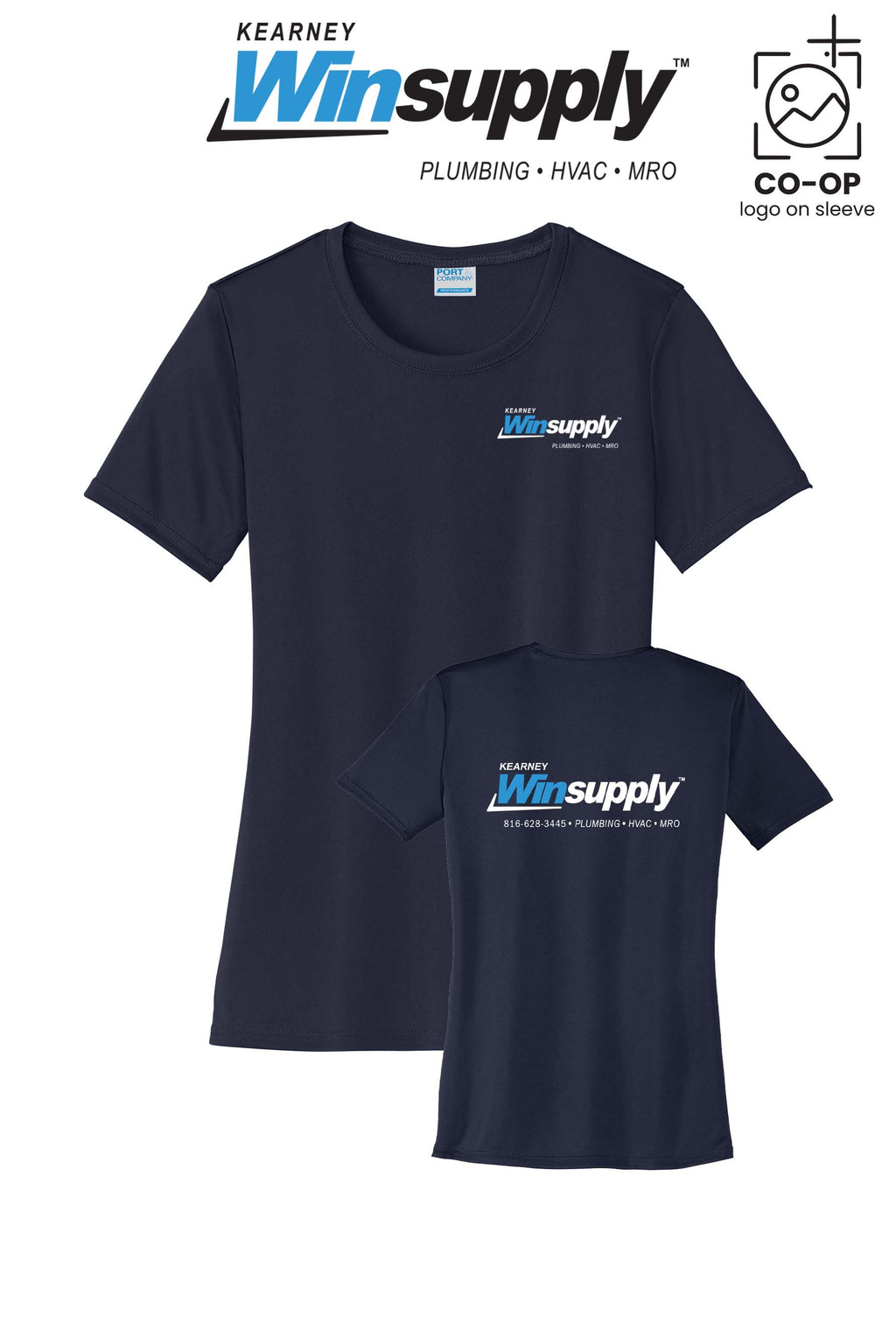 Port & Co™ Womens PerformanceUPF50 Tee - Kearney Winsupply