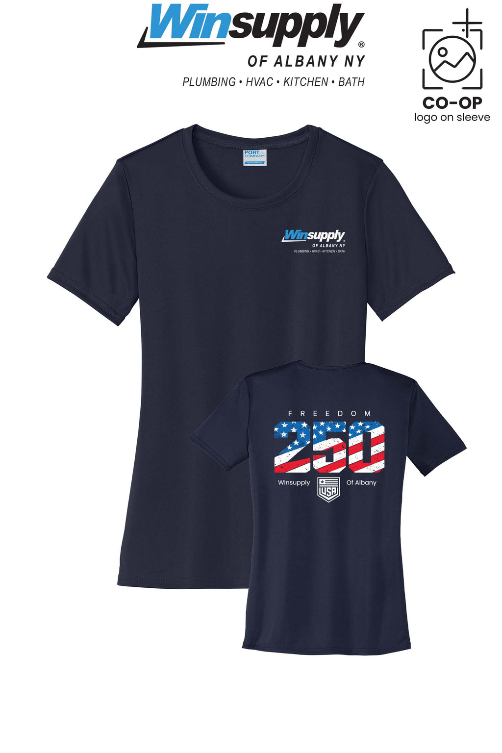 Port & Co™ Womens PerformanceUPF50 Tee - Winsupply of Albany NY