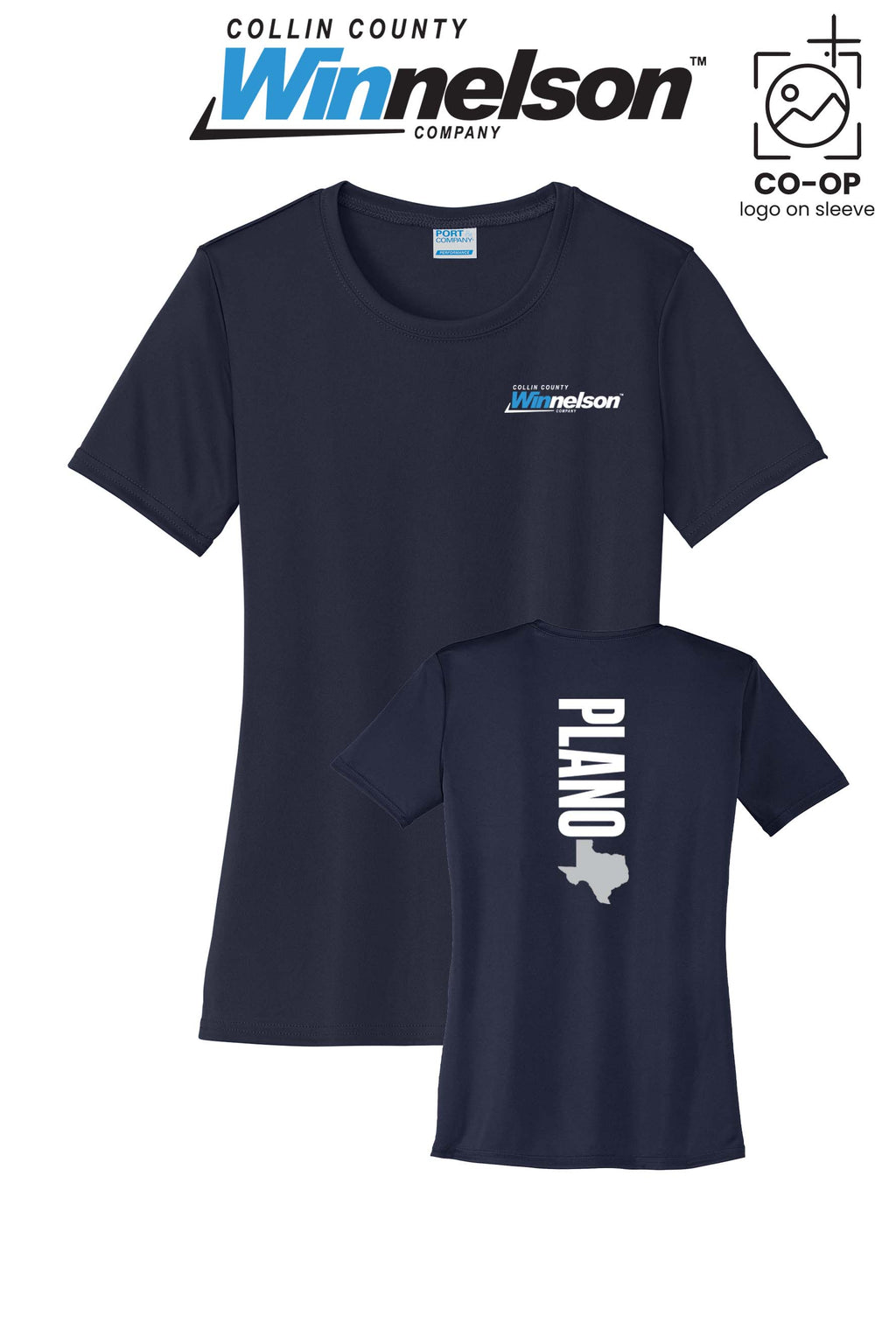 Port & Co™ Womens PerformanceUPF50 Tee - Collin County Winnelson