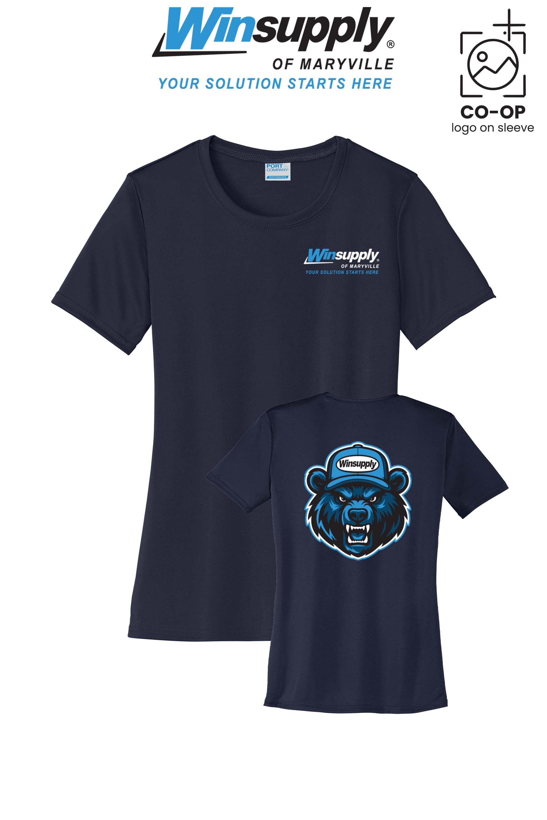 Port & Co™ Womens PerformanceUPF50 Tee - Winsupply of Maryville