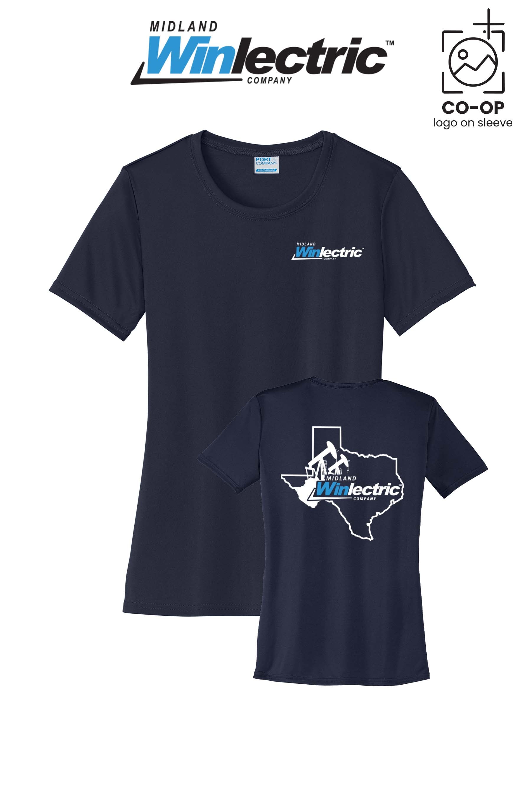 Port & Co™ Womens PerformanceUPF50 Tee - Winlectric of Midland