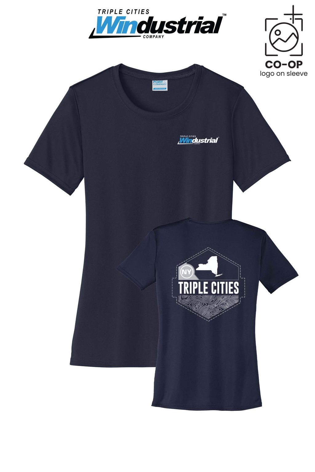Port & Co™ Womens PerformanceUPF50 Tee - Windustrial Triple Cities
