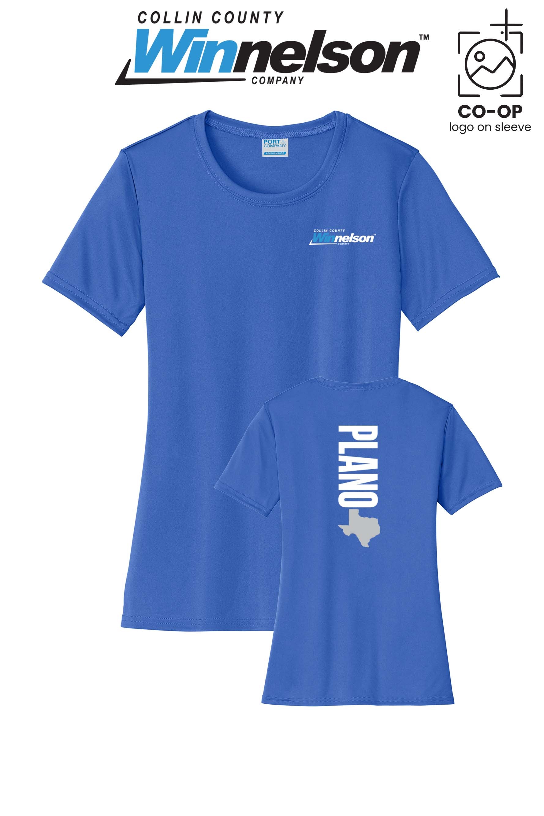 Port & Co™ Womens PerformanceUPF50 Tee - Collin County Winnelson