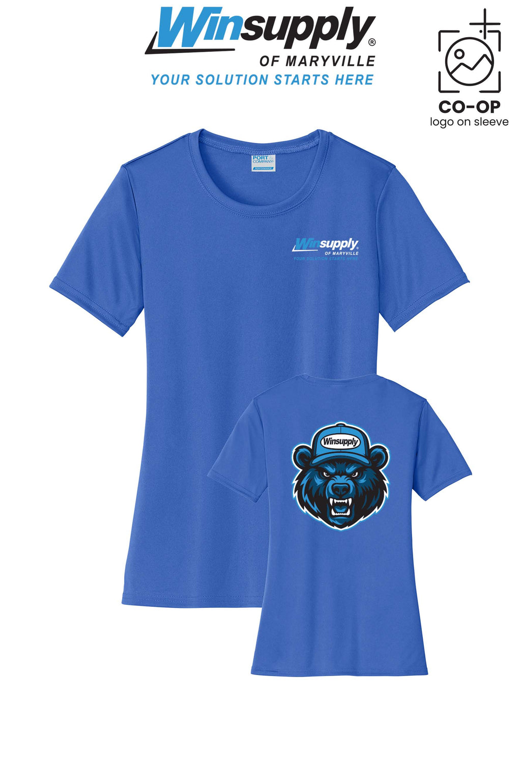 Port & Co™ Womens PerformanceUPF50 Tee - Winsupply of Maryville