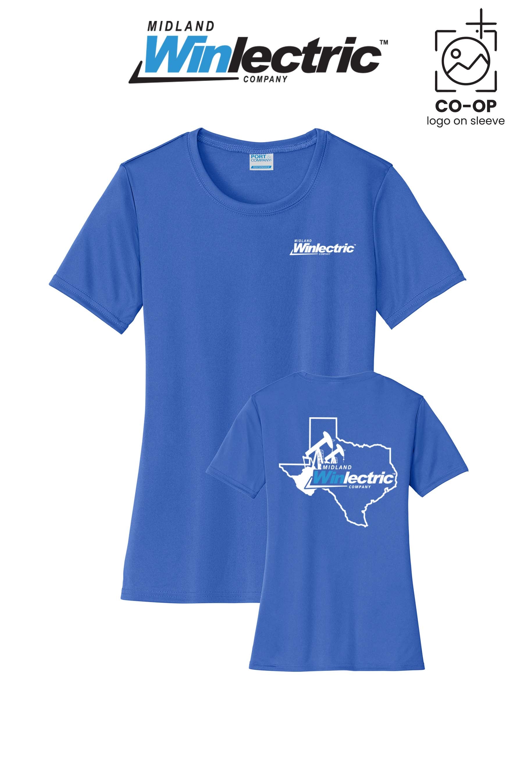 Port & Co™ Womens PerformanceUPF50 Tee - Winlectric of Midland