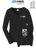 Port & Co™ Womens Long Sleeve Fan Favorite™ V-Neck Tee - Winsupply of Richmond KY