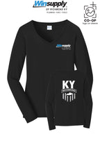 Port & Co™ Womens Long Sleeve Fan Favorite™ V-Neck Tee - Winsupply of Richmond KY