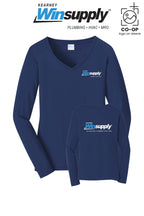 Port & Co™ Womens Long Sleeve Fan Favorite™ V-Neck Tee - Kearney Winsupply