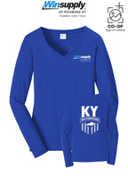 Port & Co™ Womens Long Sleeve Fan Favorite™ V-Neck Tee - Winsupply of Richmond KY